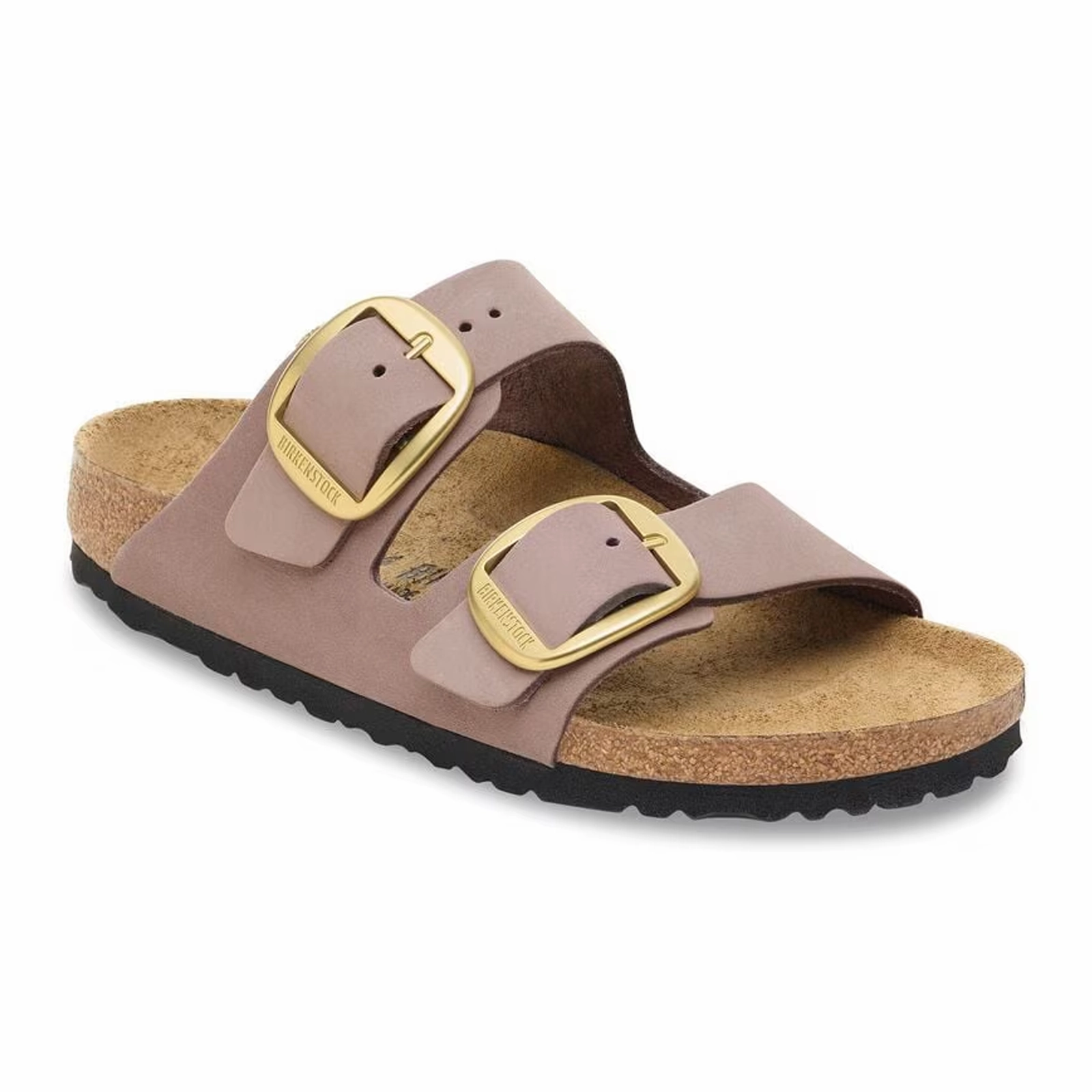 Birkenstock Arizona Big Buckle Slide Sandal (Women) - Faded Purple Nubuck Slide Style Beach Sandals for Men