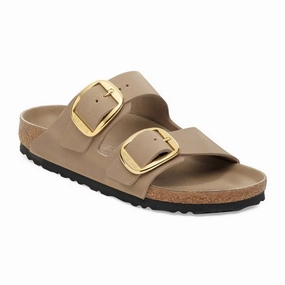 Birkenstock Arizona Big Buckle Slide Sandal (Women) - Tobacco Oiled Leather Open Wear