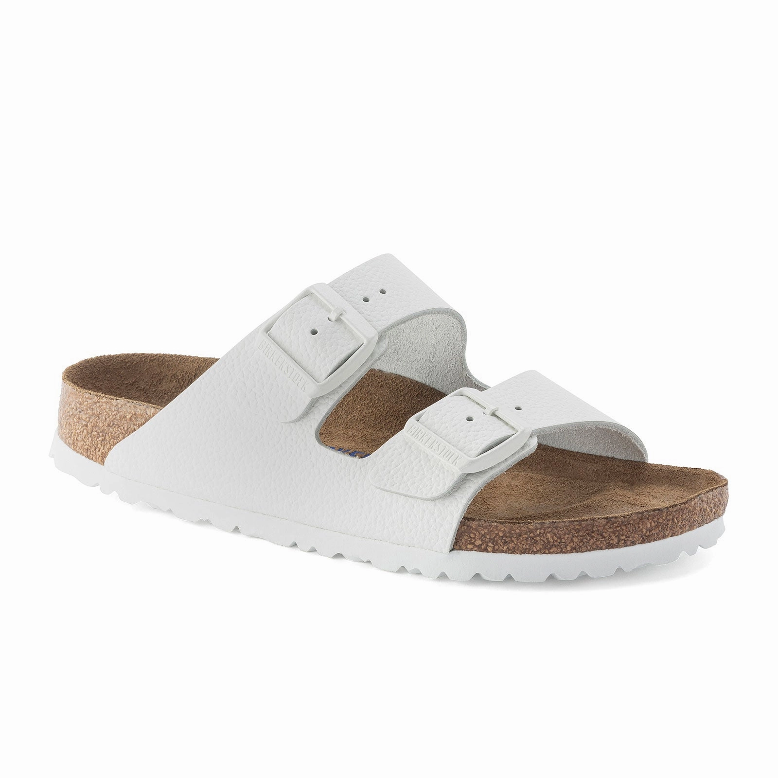 Impact Resistance Birkenstock Arizona Slide Sandal (Unisex) - White Leather