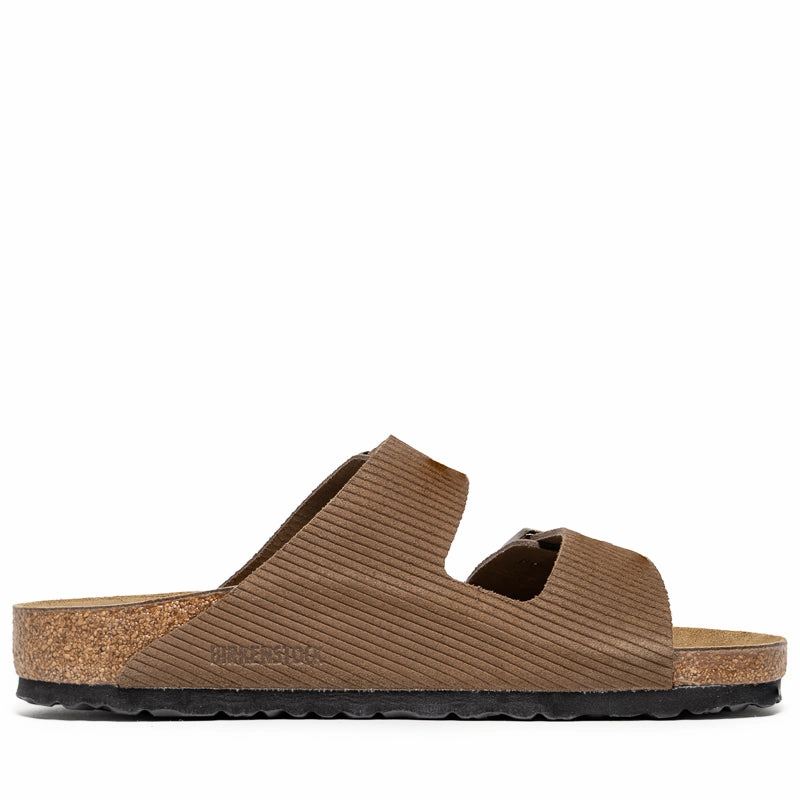 Birkenstock Arizona Suede Corduroy - Dark Tea Speed-Friendly Tailored lining