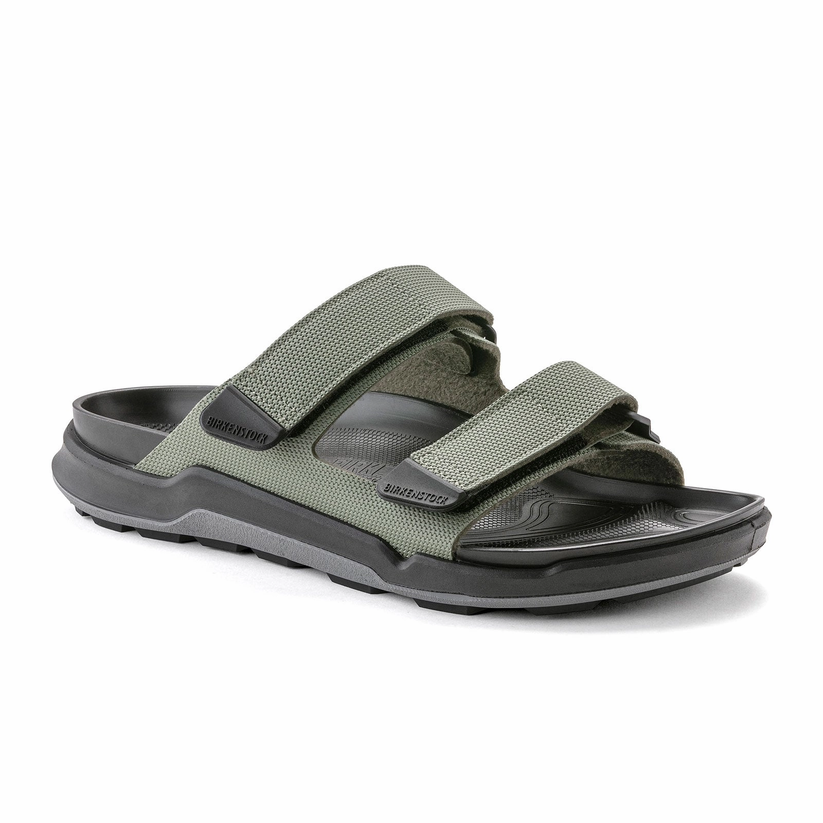 Adjustable band Chunky Heel Birkenstock Atacama Slide Sandal (Men) - Khaki Birko-Flor Futura
