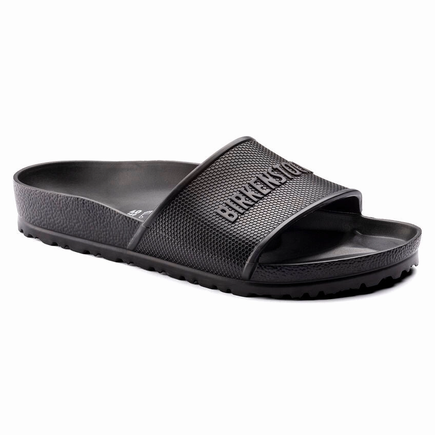 Crystal Shine Sandal Sole Birkenstock Barbados EVA Slide Sandal (Unisex) - Black