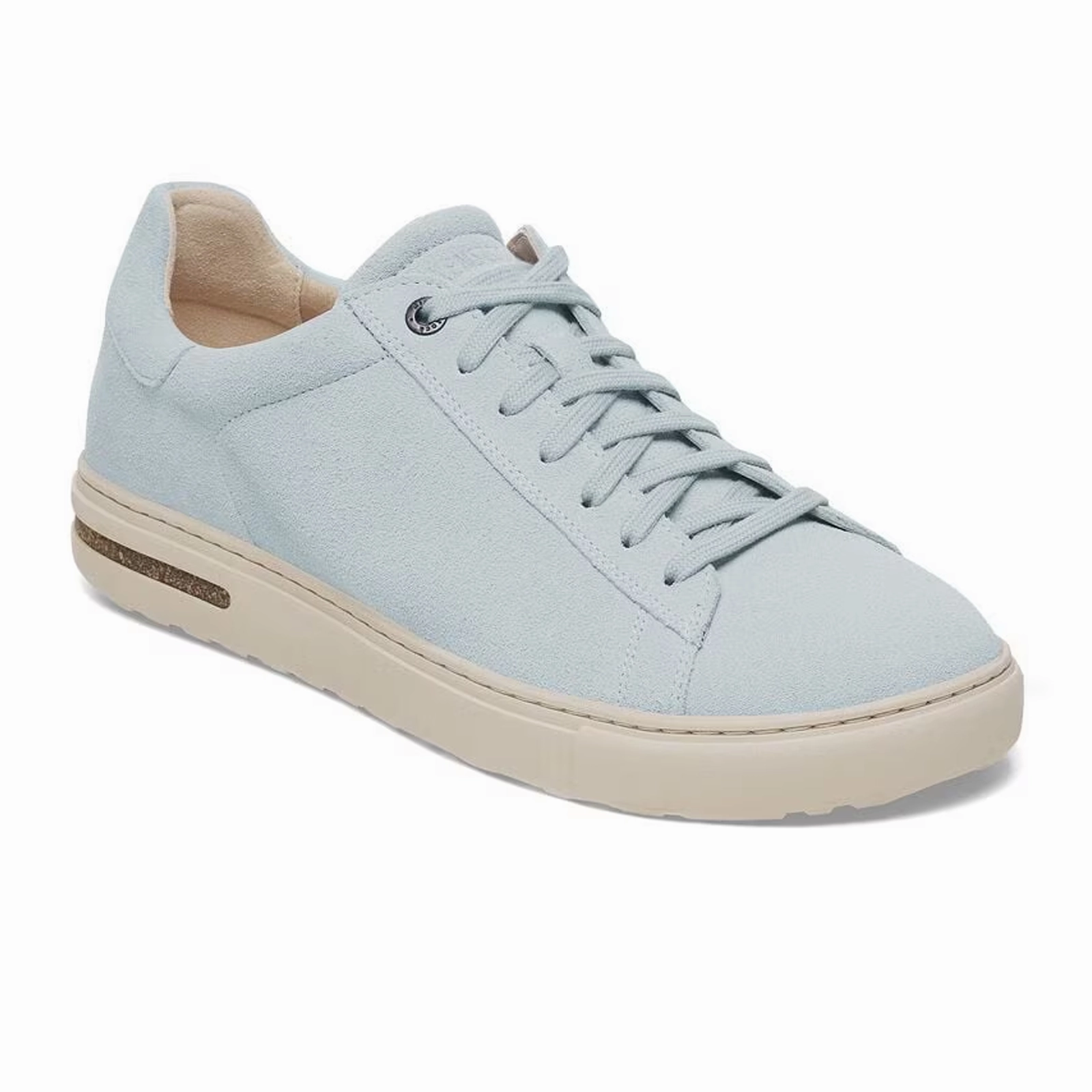 Birkenstock Bend Narrow Sneaker (Women) - Baby Blue Suede Natural Step