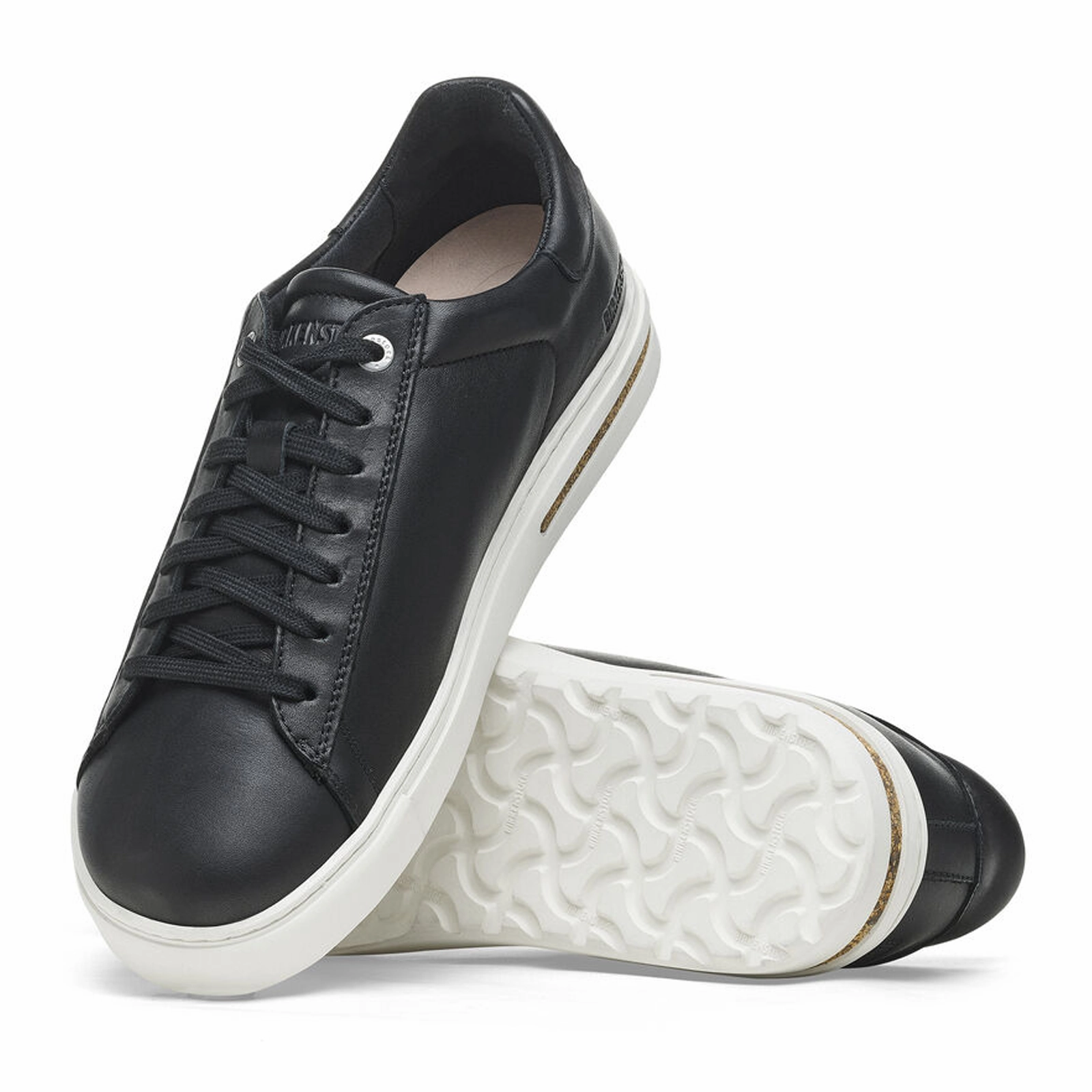 Birkenstock Bend Narrow Sneaker (Women) - Black Leather Breath Mesh