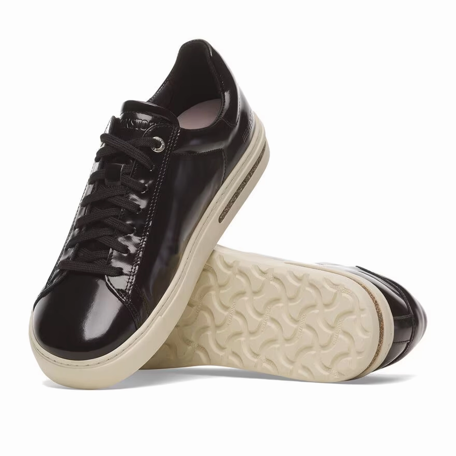 Birkenstock Bend Narrow Sneaker (Women) - High Shine Black Leather Relaxed Summer Footwear