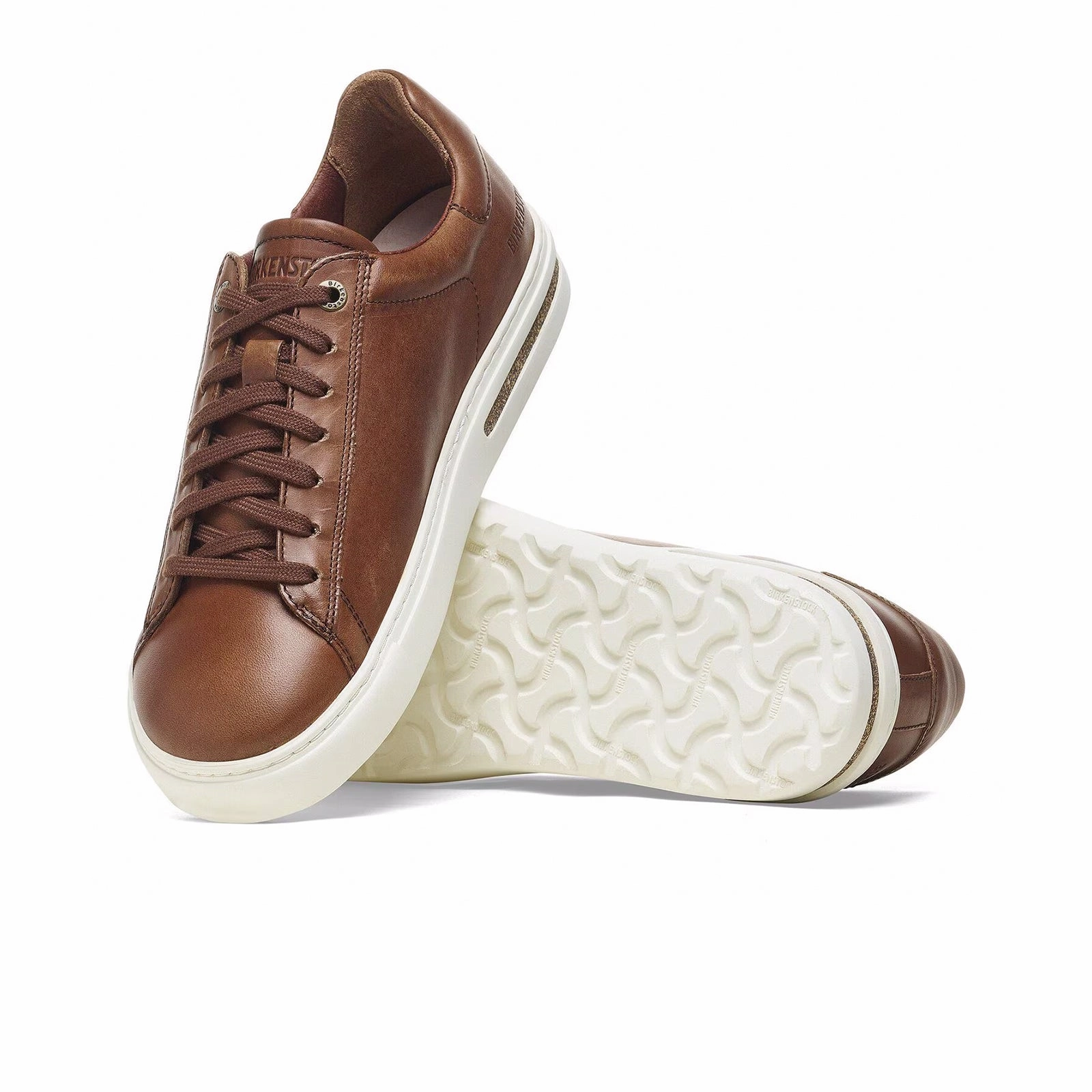 Flexible Midsole Birkenstock Bend Sneaker (Men) - Cognac Leather