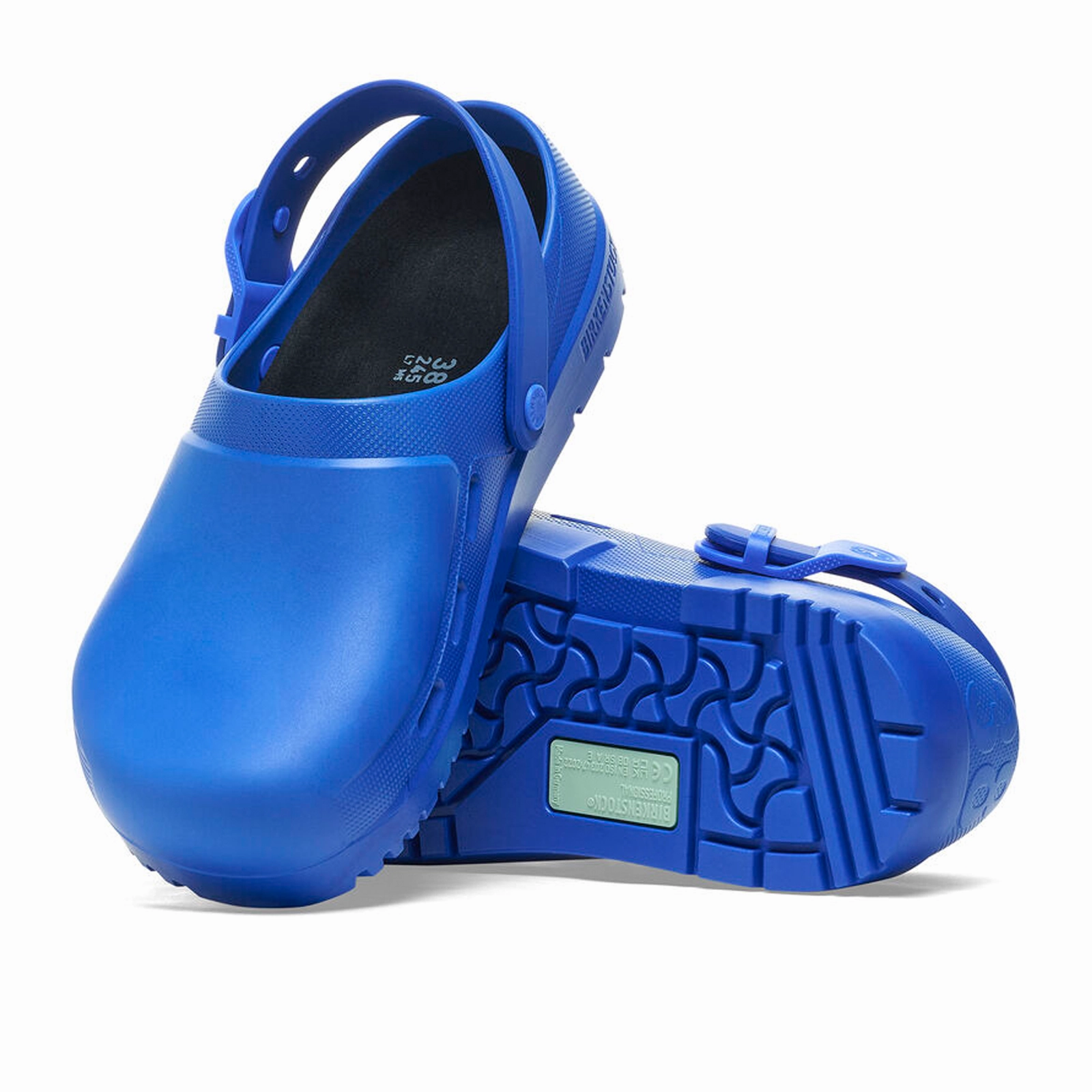 Birkenstock Birki Air 2.0 Clog (Unisex) - Ultra Blue Contoured Heel Cup