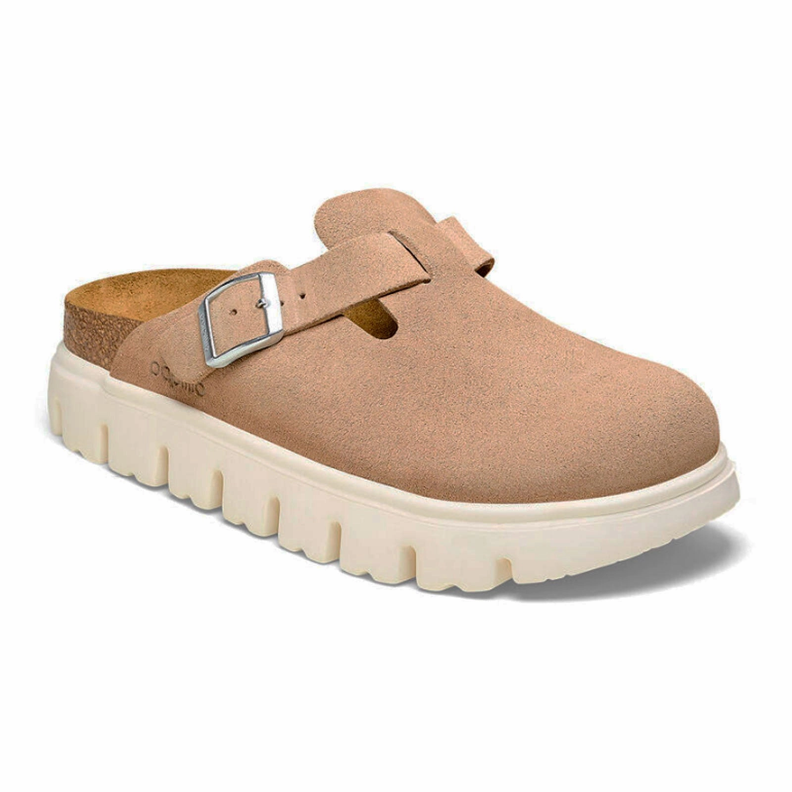 Birkenstock Boston Chunky Narrow Clog (Women) - Warm Sand Suede Cruise Wear