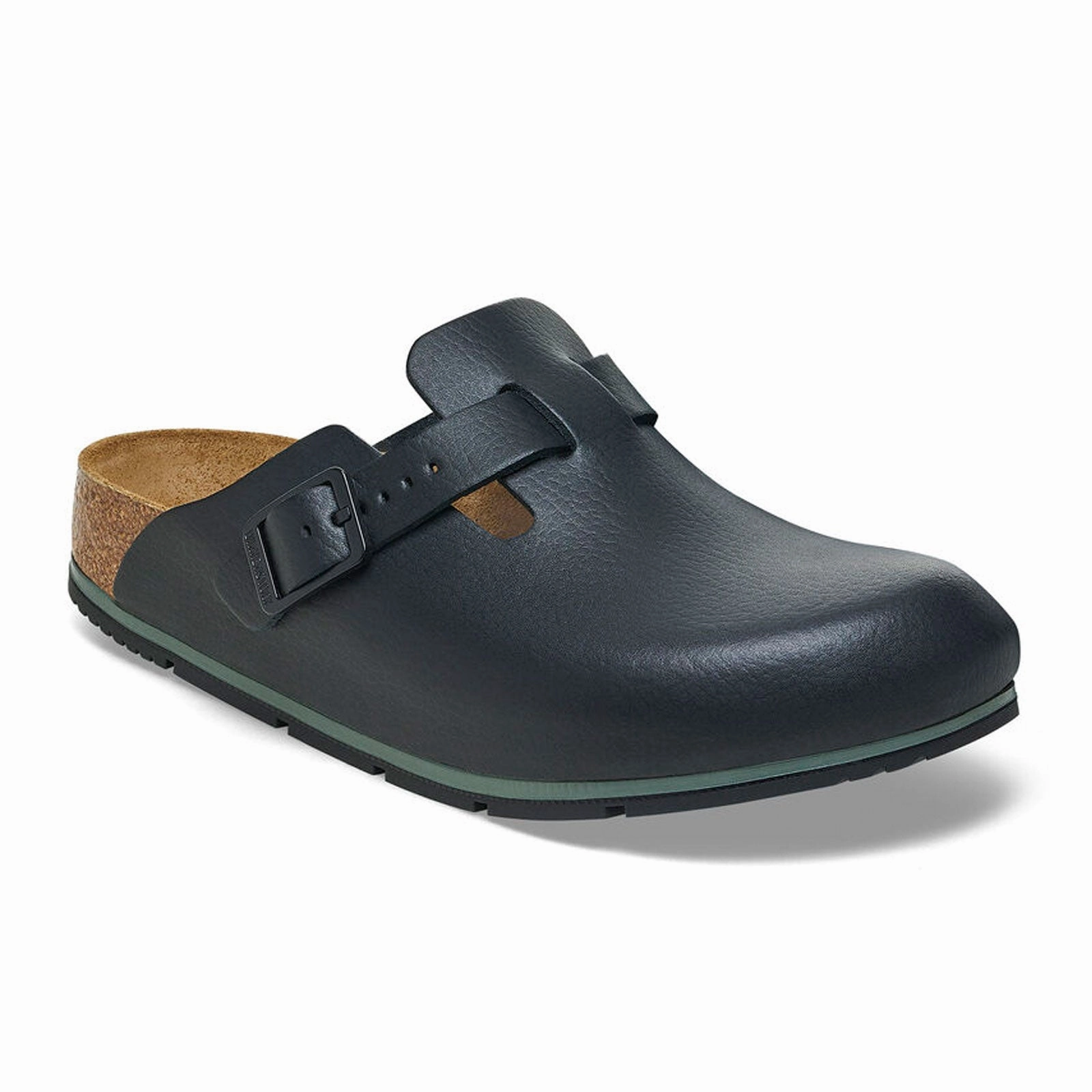 Birkenstock Boston Pro Narrow Clog (Women) - Black Leather Sandal Craftsmanship Bacteria Inhibiting Liner