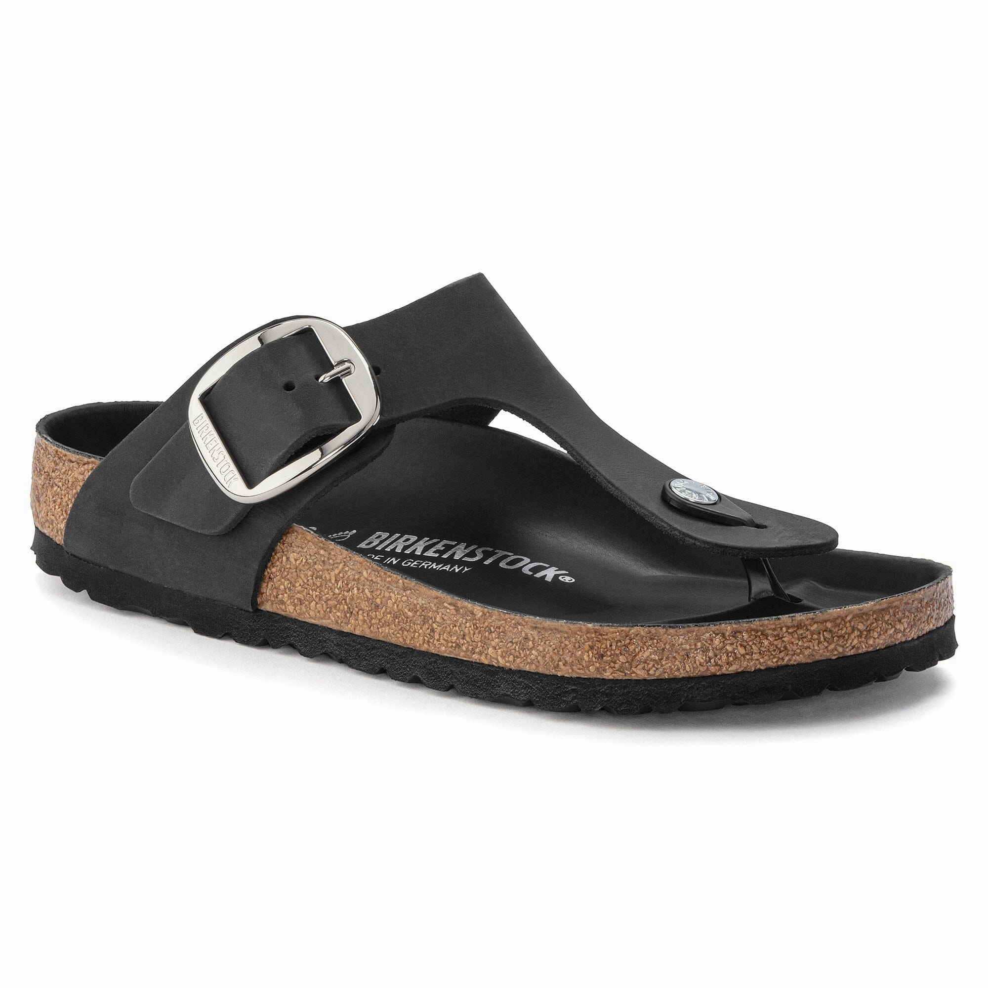 BIRKENSTOCK GIZEH BIG BUCKLE NUBUCK LEATHER Easy To Wear Shoes
