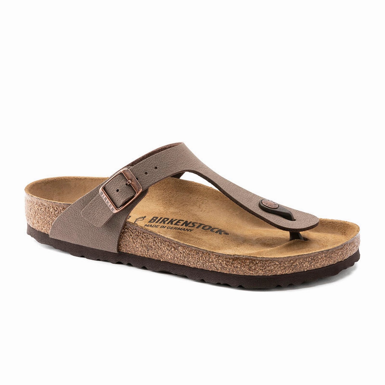 Elegant Summer Footwear Birkenstock Gizeh Sandal (Women) - Mocha Birkibuc