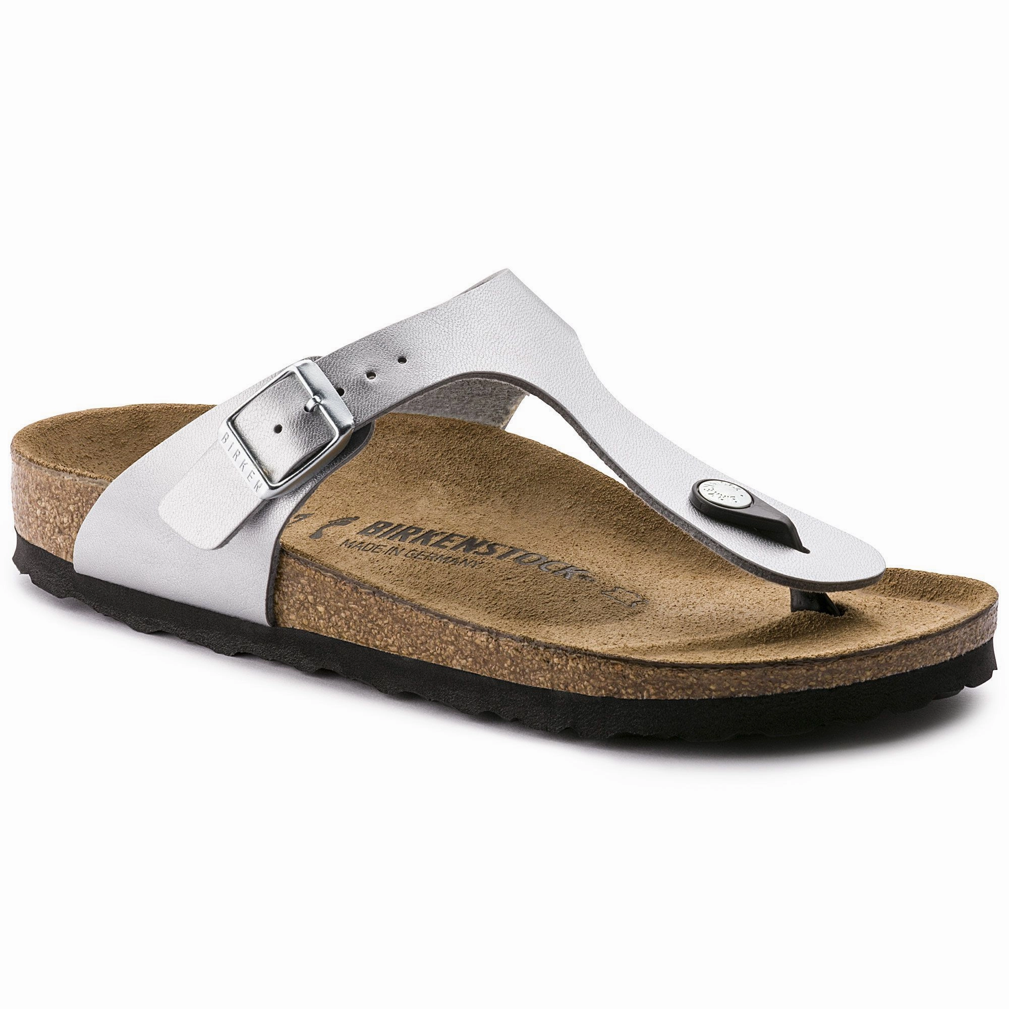 Stable Step BIRKENSTOCK GIZEH SILVER BIRKO-FLOR