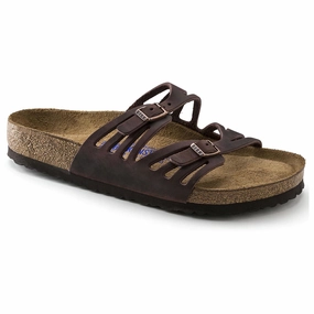 BIRKENSTOCK GRANADA SOFT FOOTBED HABANA OILED LEATHER All-day Comfort Shoes Everyday Use