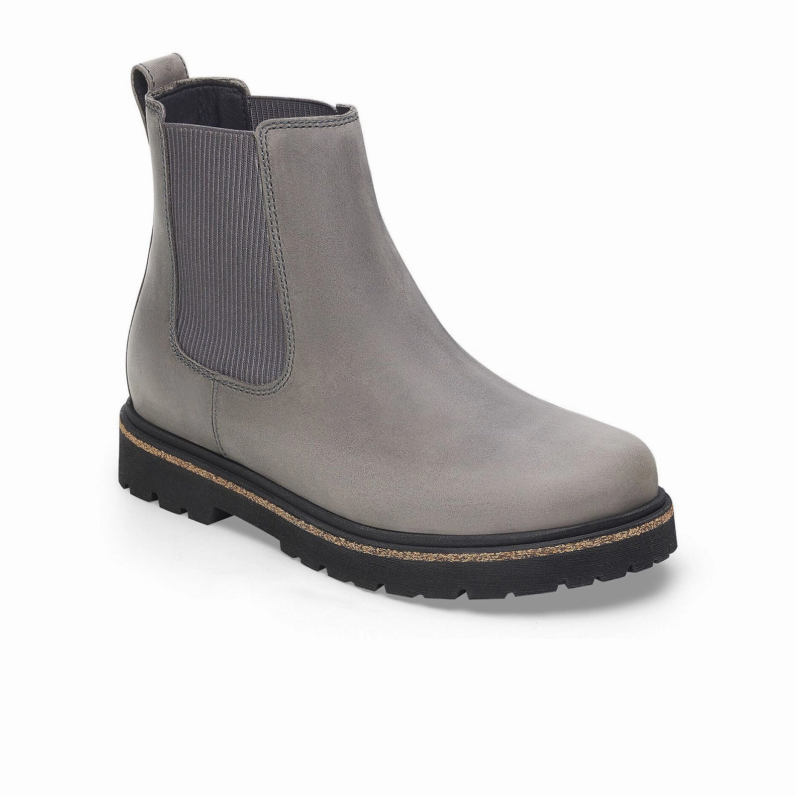 Shock Absorbing Technology Crisp Lines Birkenstock Highwood Chelsea Boot (Women) - Graphite Nubuck