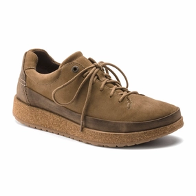 Birkenstock Honnef Low Lace Up (Unisex) - Tea Suede Open Form Urban Leisure