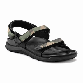 Birkenstock Kalahari Backstrap Sandal (Women) - Black/Camo Birko-Flor Futura Chic Comfort rubber