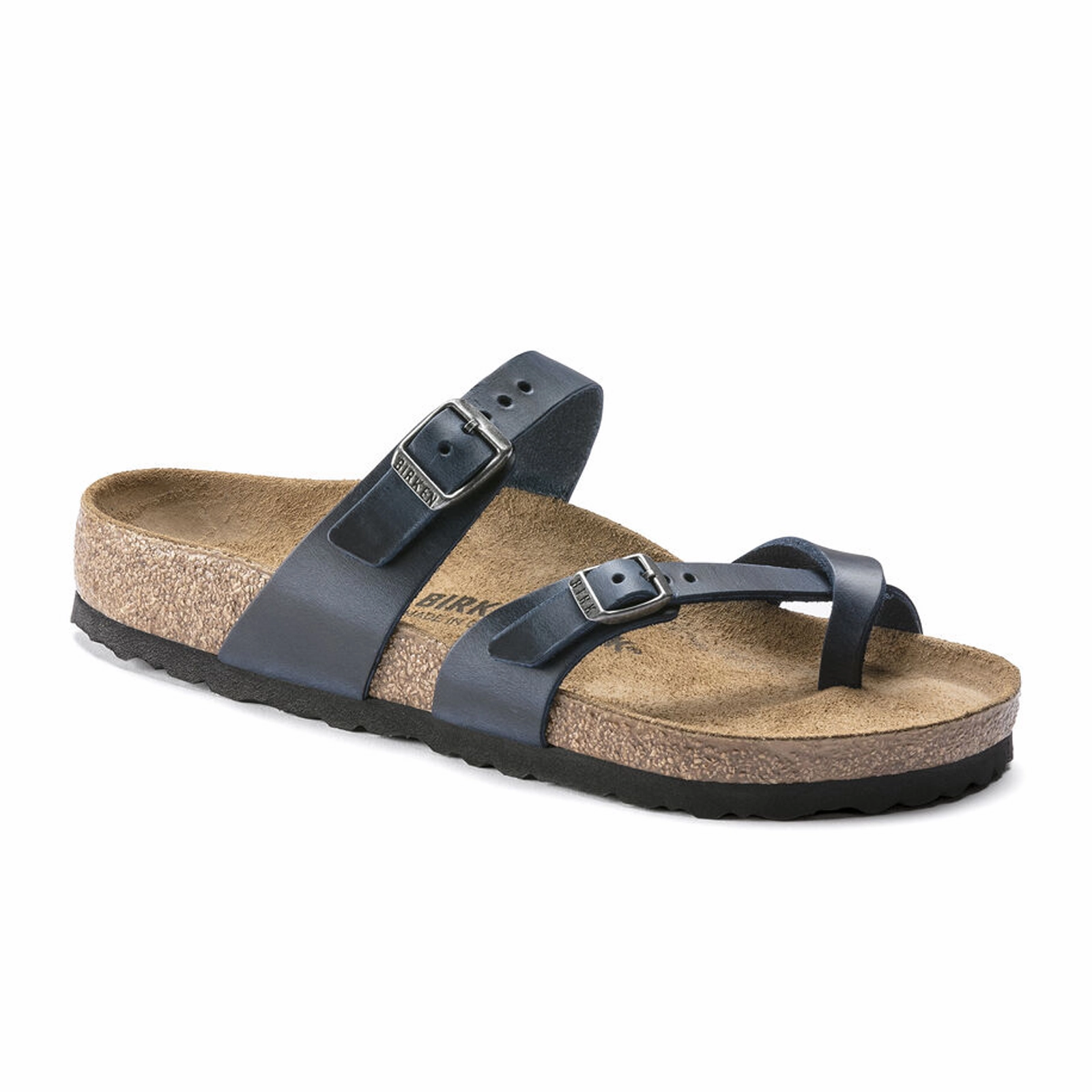 breathable materials Birkenstock Mayari Sandal (Women) - Blue Oiled Leather