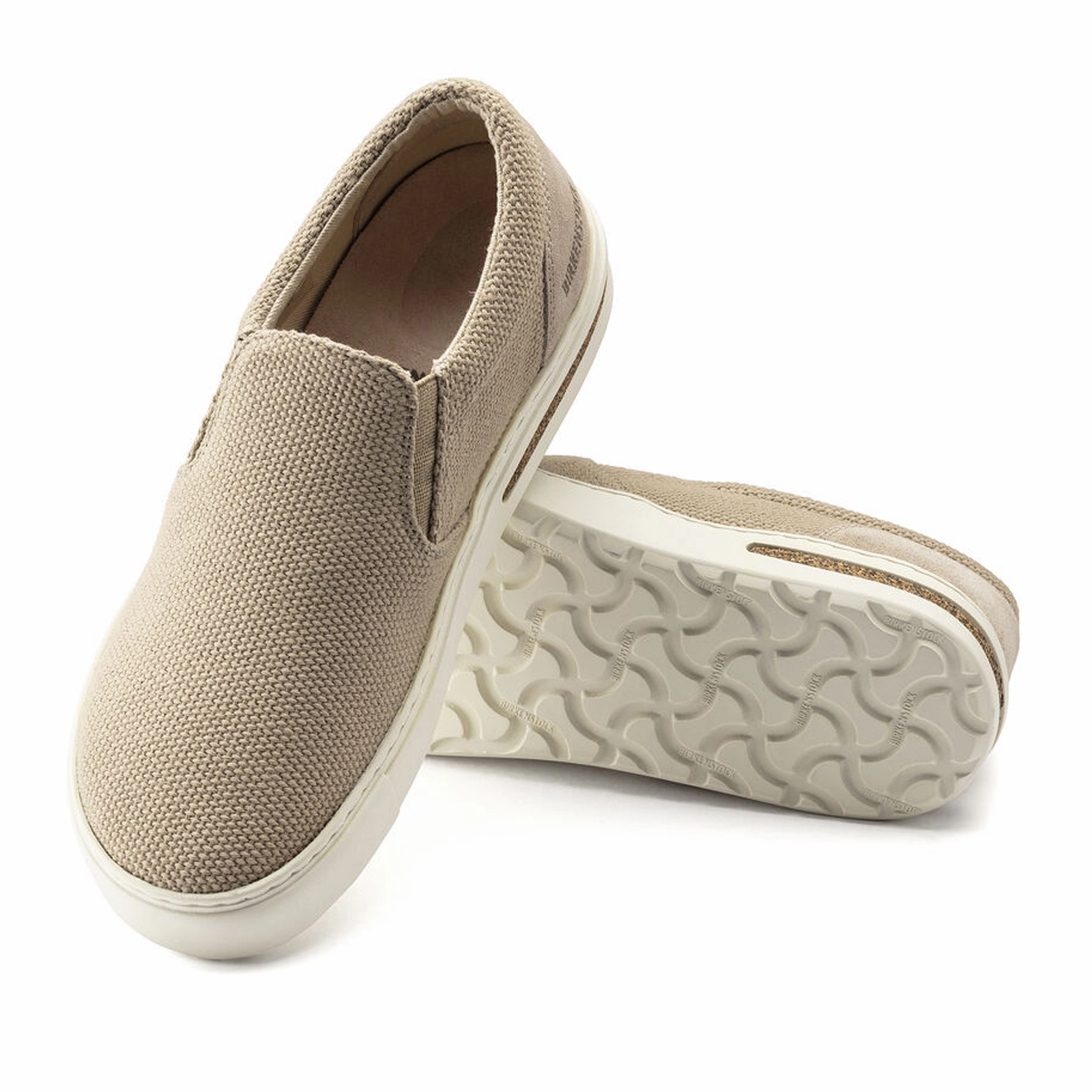 Birkenstock Oswego Slip On Sneaker (Men) - Sandcastle Canvas All Season