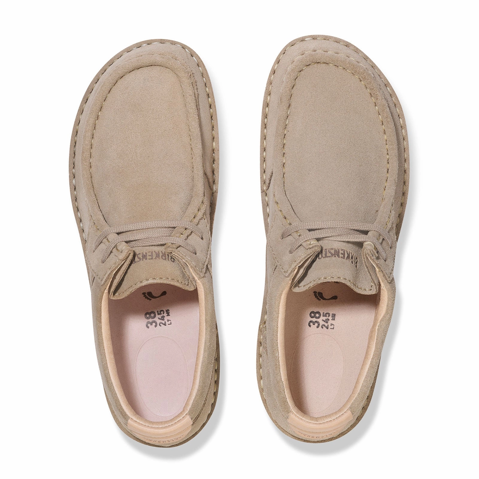 Birkenstock Pasadena Slip On (Men) - Taupe Suede Social Walk