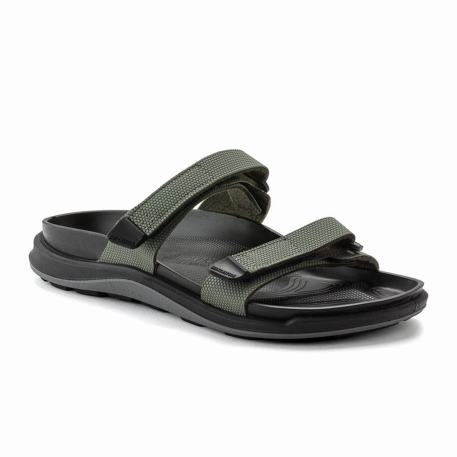 Birkenstock Sahara Slide Sandal (Women) - Khaki Birko-Flor Futura Seamless Edge Finishing Fashionable Travel Shoes