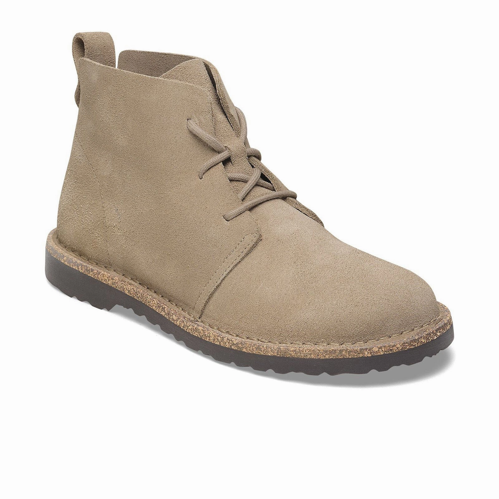 All-Terrain Use Birkenstock Uppsala Lace Up Mid Boot (Men) - Taupe Suede