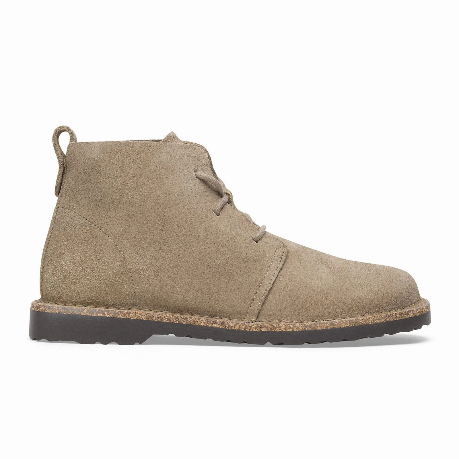 Retro feel Built For Comfort Birkenstock Uppsala Lace Up Mid Boot (Men) - Taupe Suede