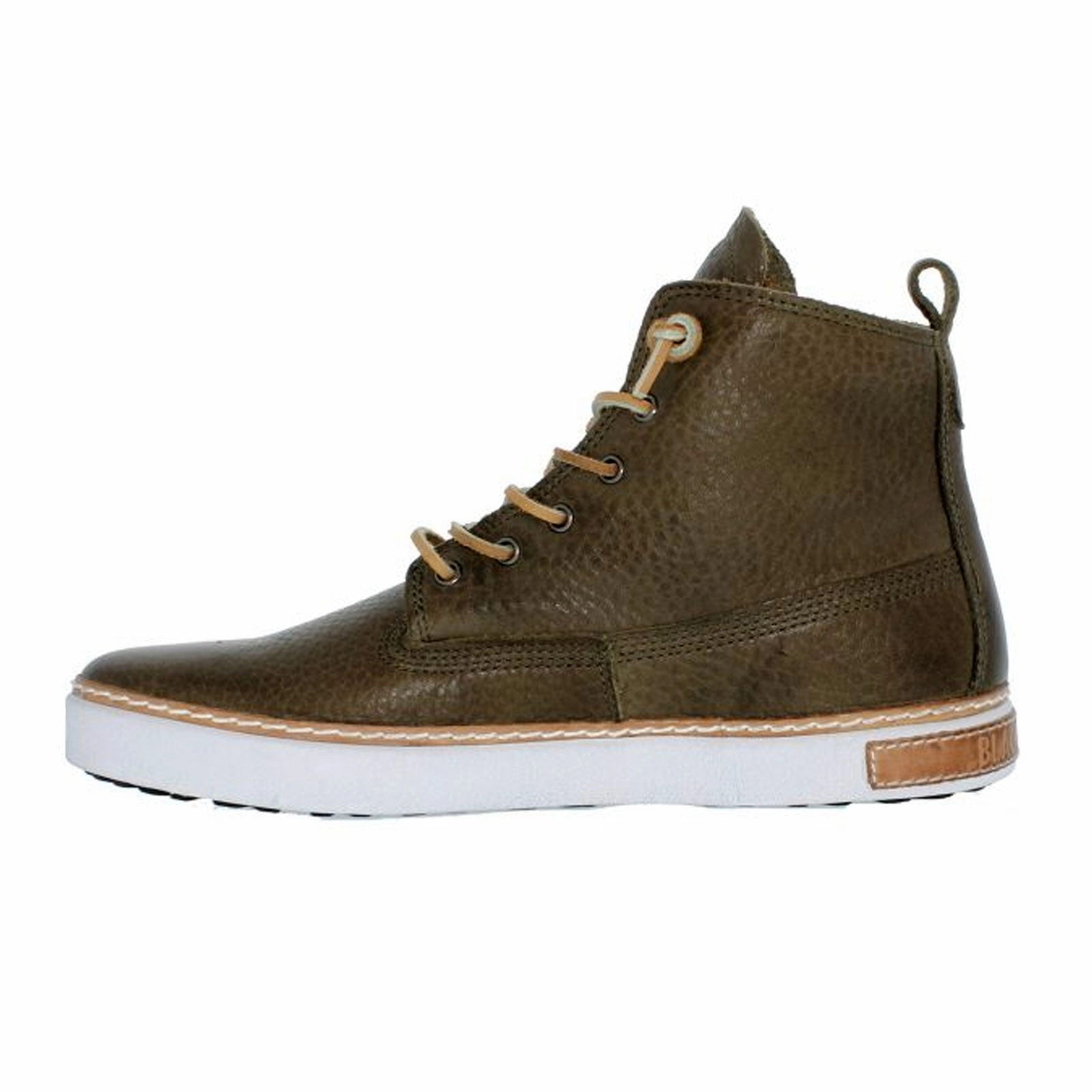 Comfortable Footbed Blackstone AM02 LW High Top Sneaker (Men) - Olive