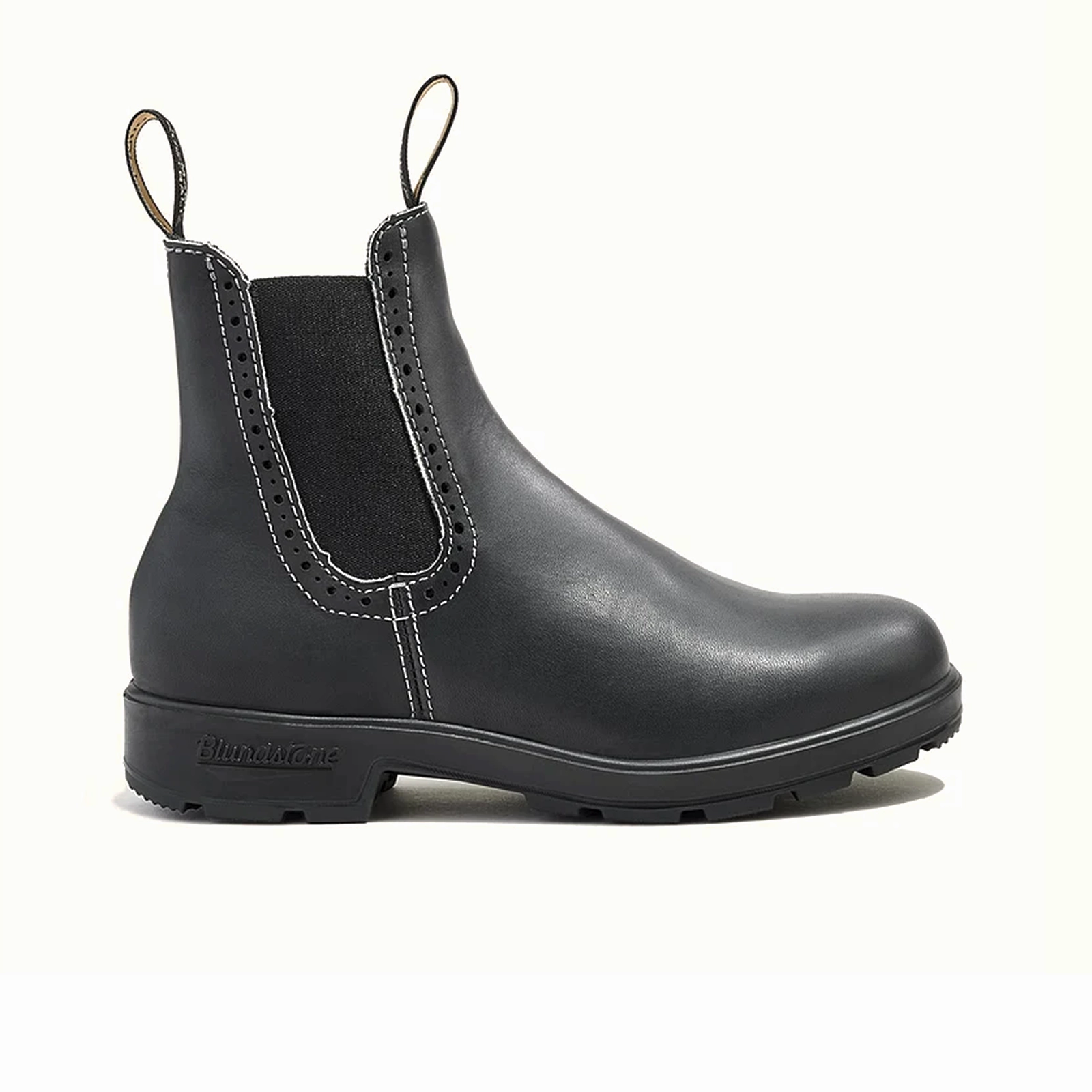 Blundstone 1448 High Top Chelsea Boot (Women) - Voltan Black Sturdy Construction