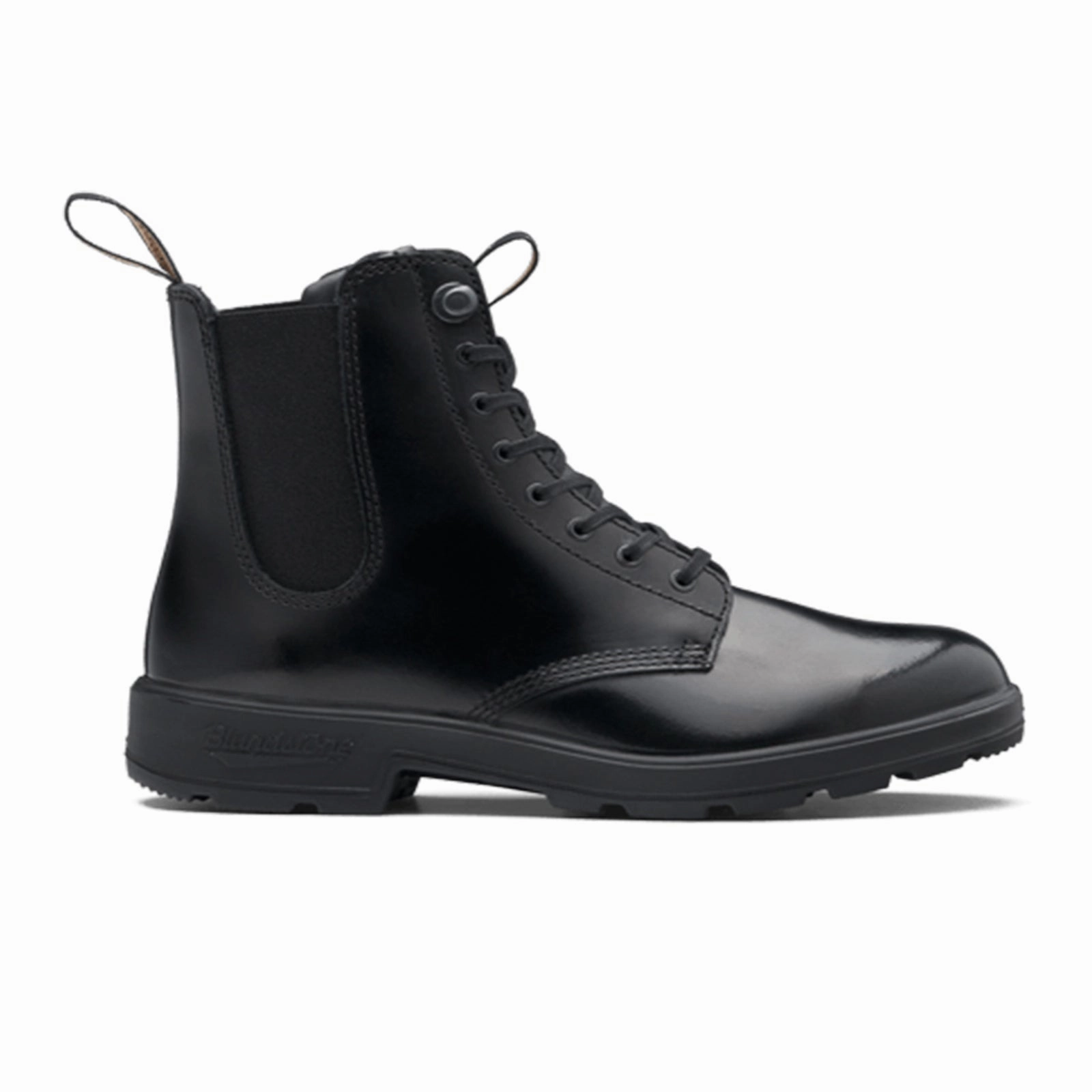 Blundstone Original 2219 Lace Up Chelsea Boot (Women) - Black Brush Vintage Vibe