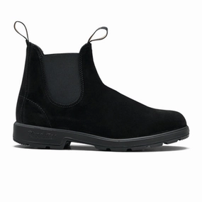 Blundstone Original 2405 Chelsea Boot (Unisex) - Black Suede Lace-Up Closure