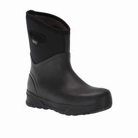 Seamless Comfort Morning Walk Bogs Bozeman Mid Insulated Waterproof Boot (Men) - Black