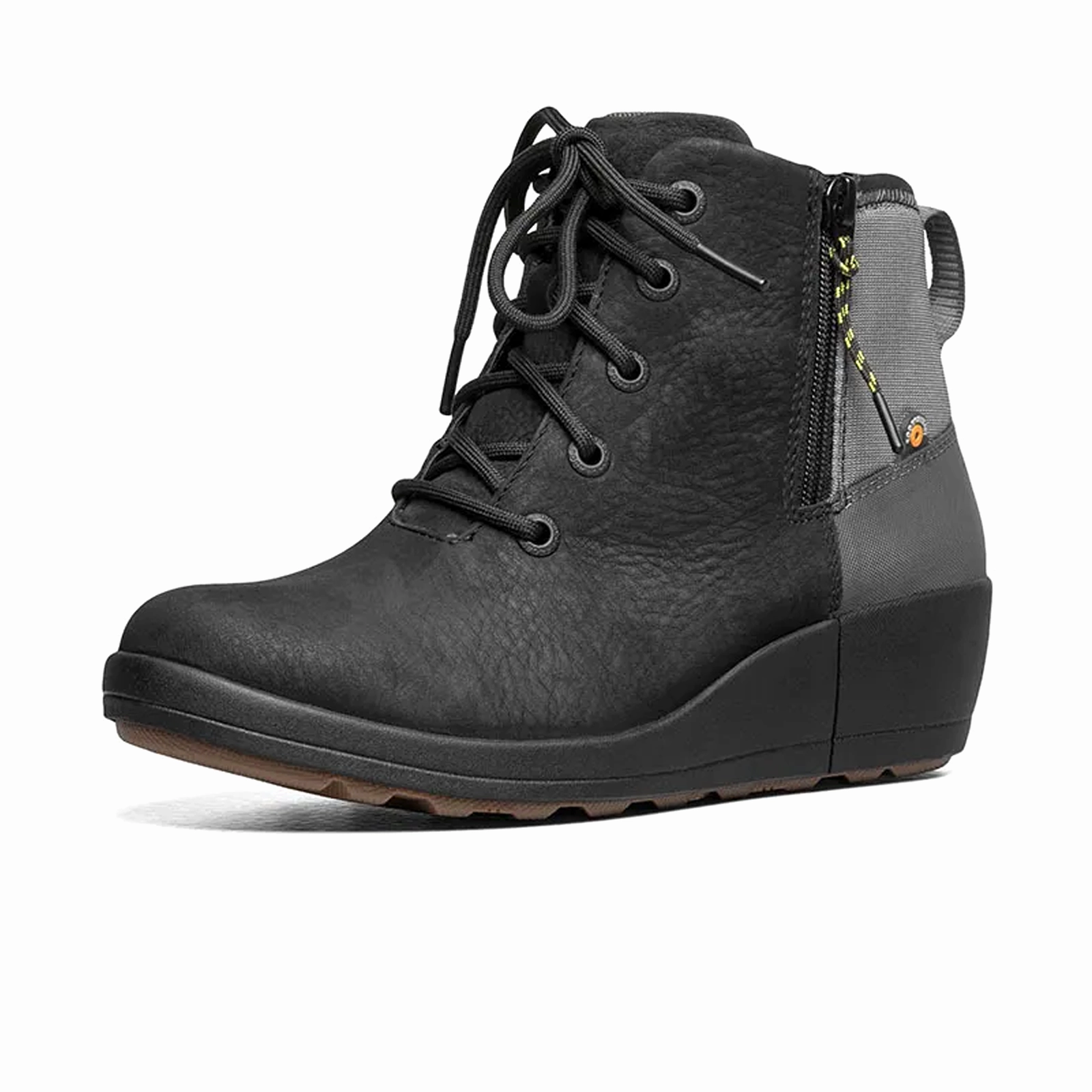 Bogs Vista Rugged Lace Waterproof Ankle Boot (Women) - Black Multi Comfort Ankle