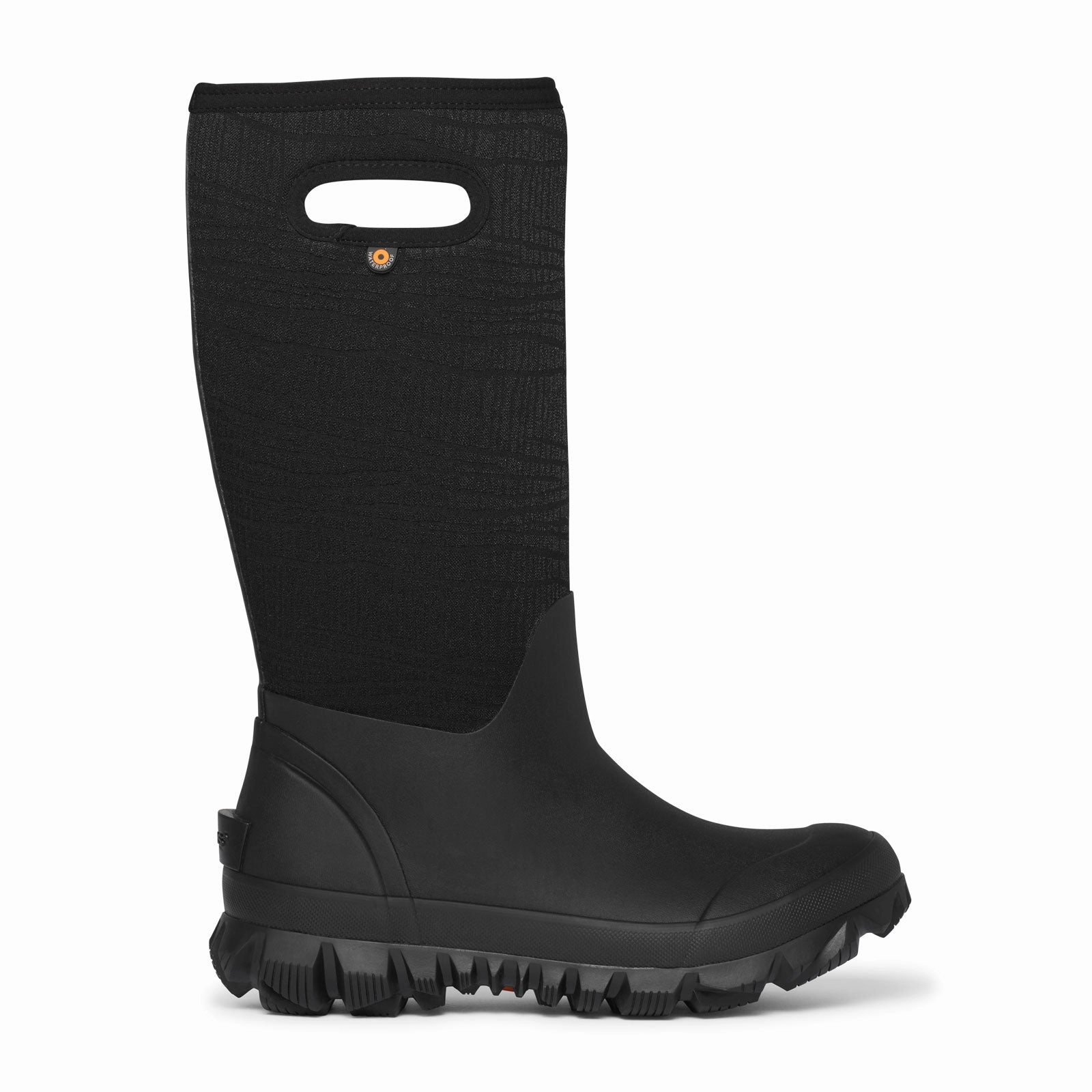 Moisture   Wicking Bogs Whiteout Cracks Tall Winter Boot (Women) - Black