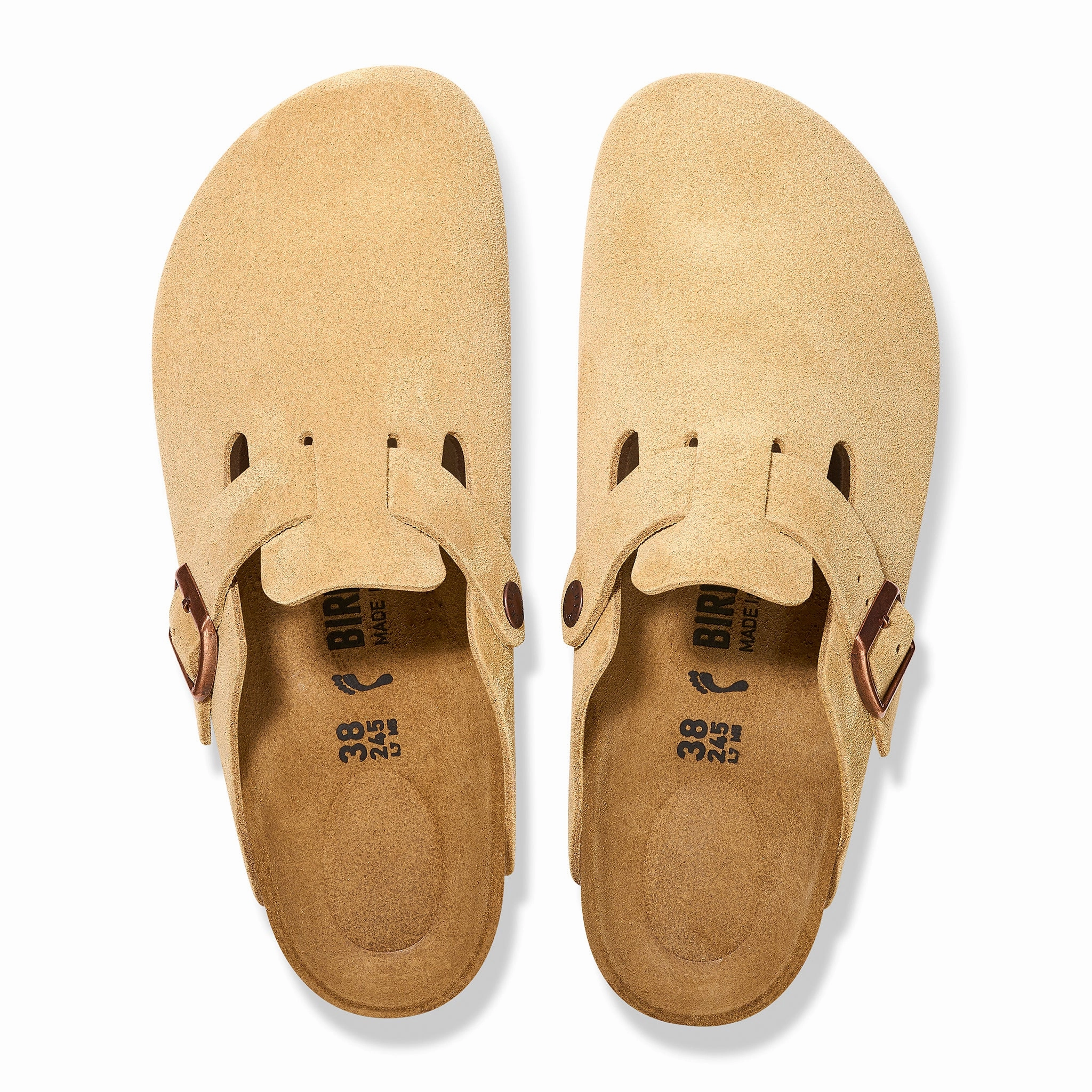 Moisture Management Layer BOSTON CLOG - LATTE - SUEDE