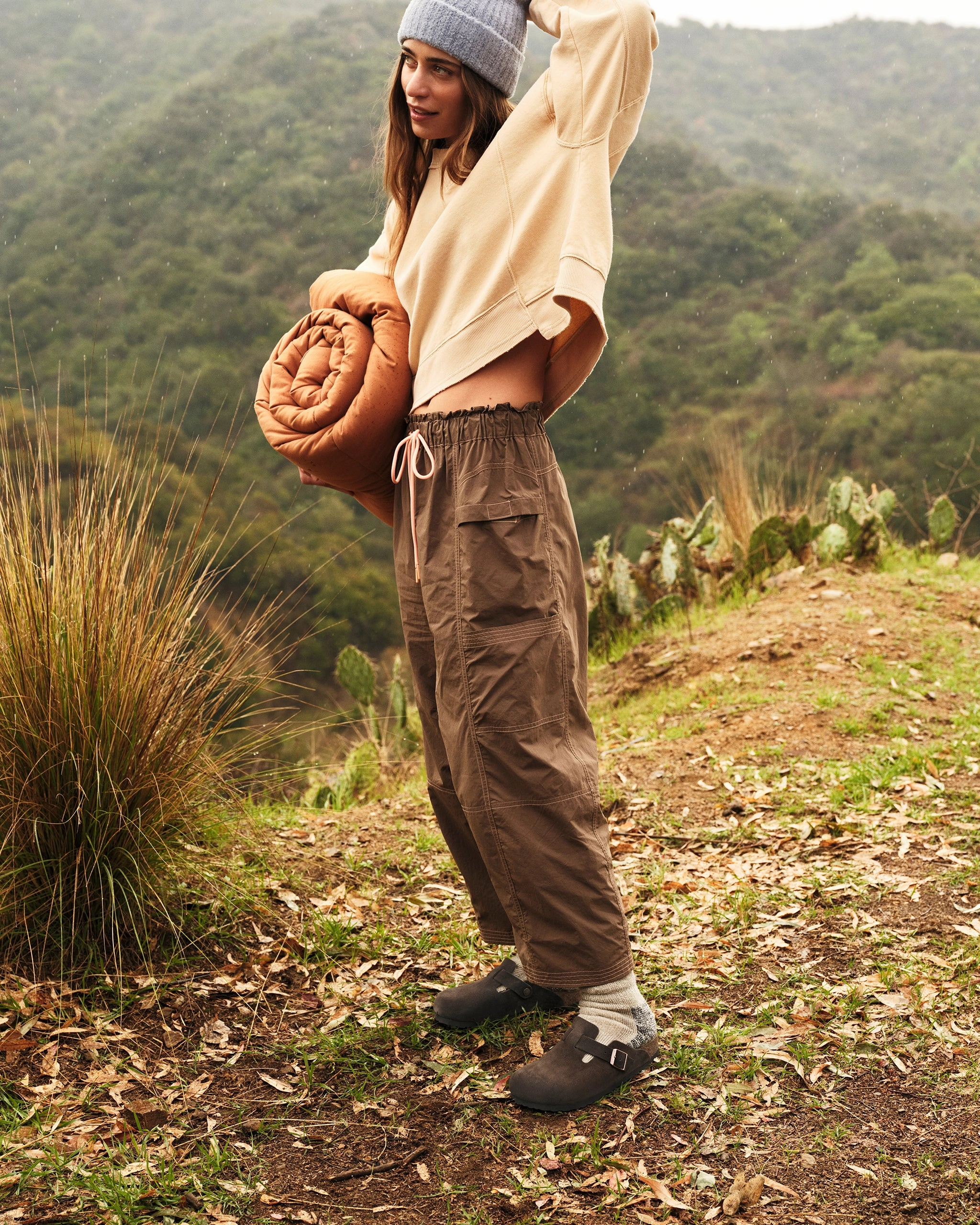 BOSTON SOFT CLOG - MOCHA - SUEDE Sustainable Fabric