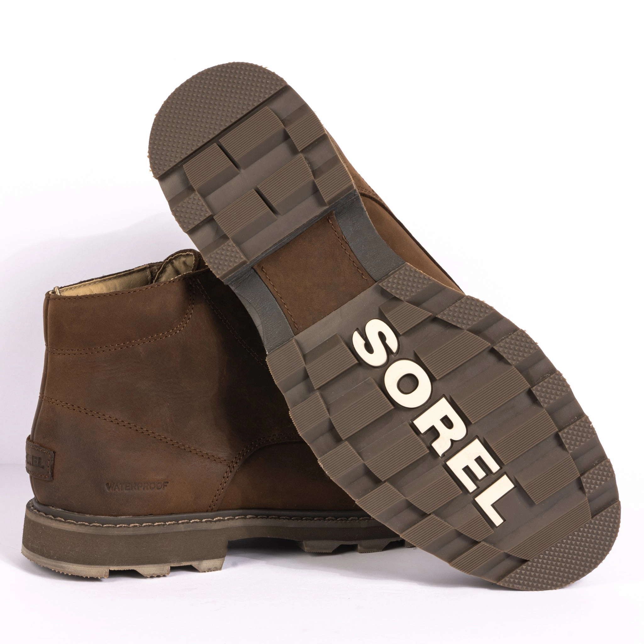 primary Casual cushioning MADSON II CHUKKA WP - TOBACCO - LEATHER