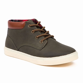 Hyper Responsive Cushioning Luxe sole Kids' Warren Jr. in Olive