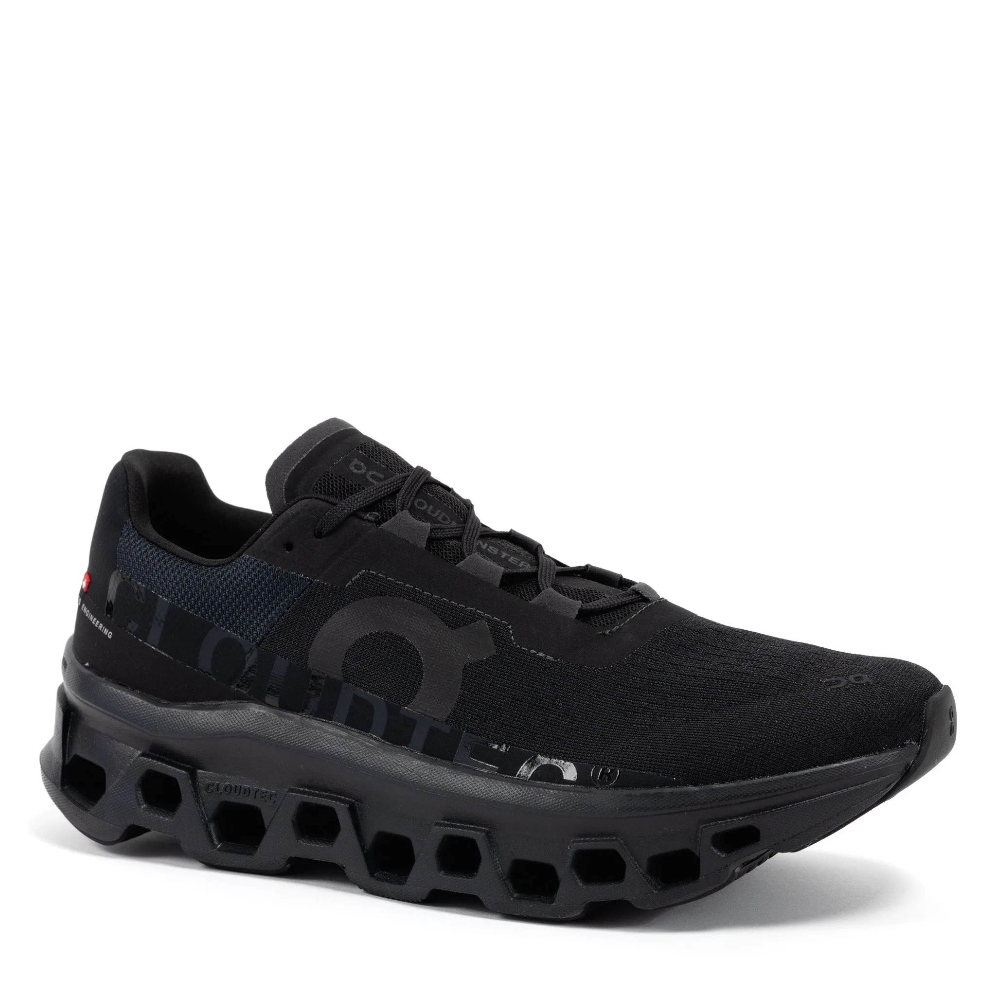 M-CLOUDMONSTER - ALL BLACK - MESH Maximum Cushioning Breathable Synthetic