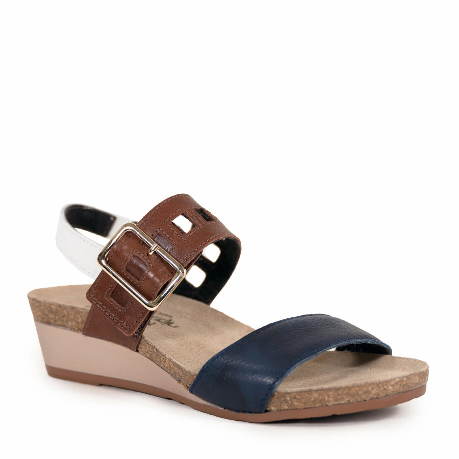 Shock-absorbent Pressure Relief Footbed DYNASTY - INK - LEATHER