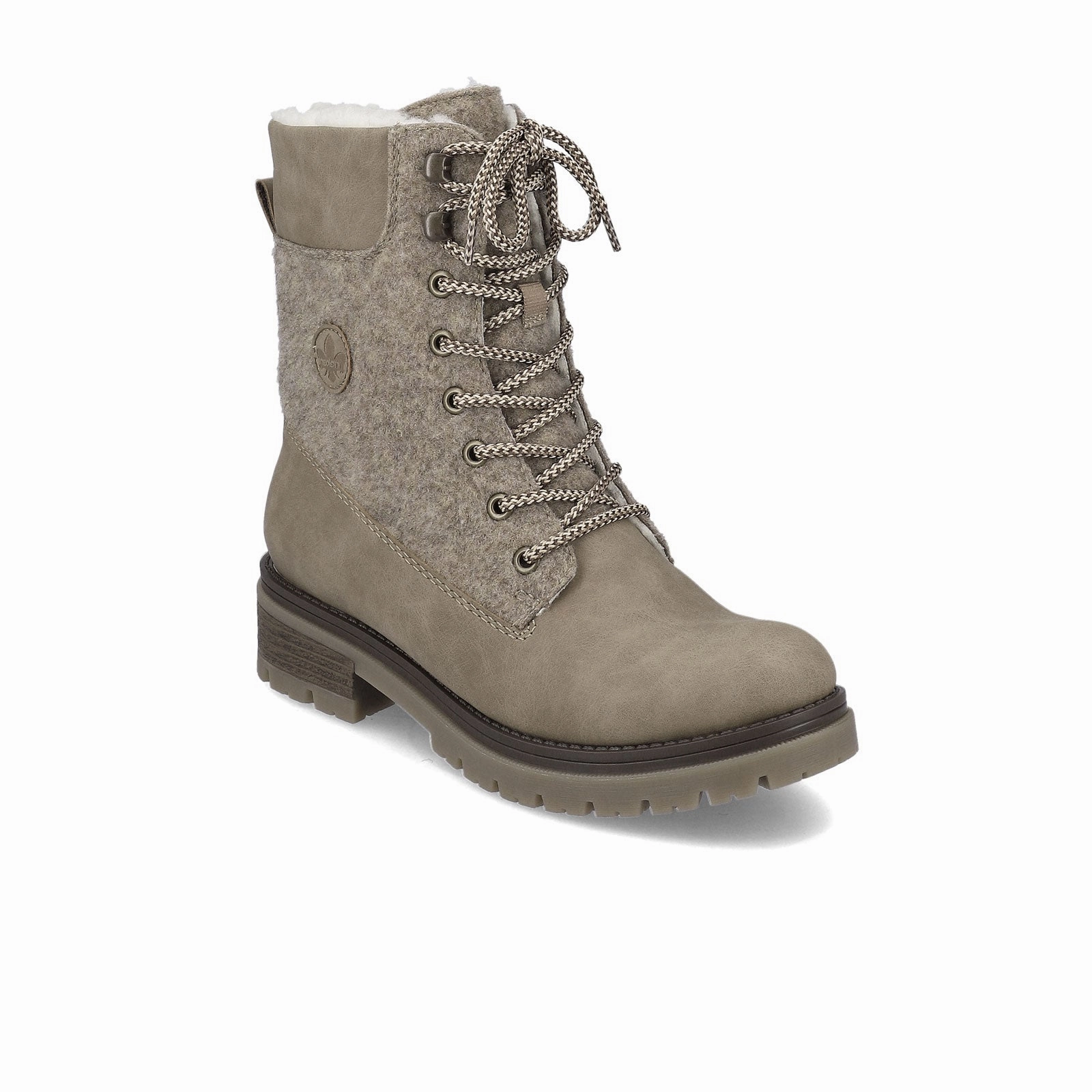 Rieker Peggy 70703-64 Mid Boot (Women) - Fango/Wood Storm Proof