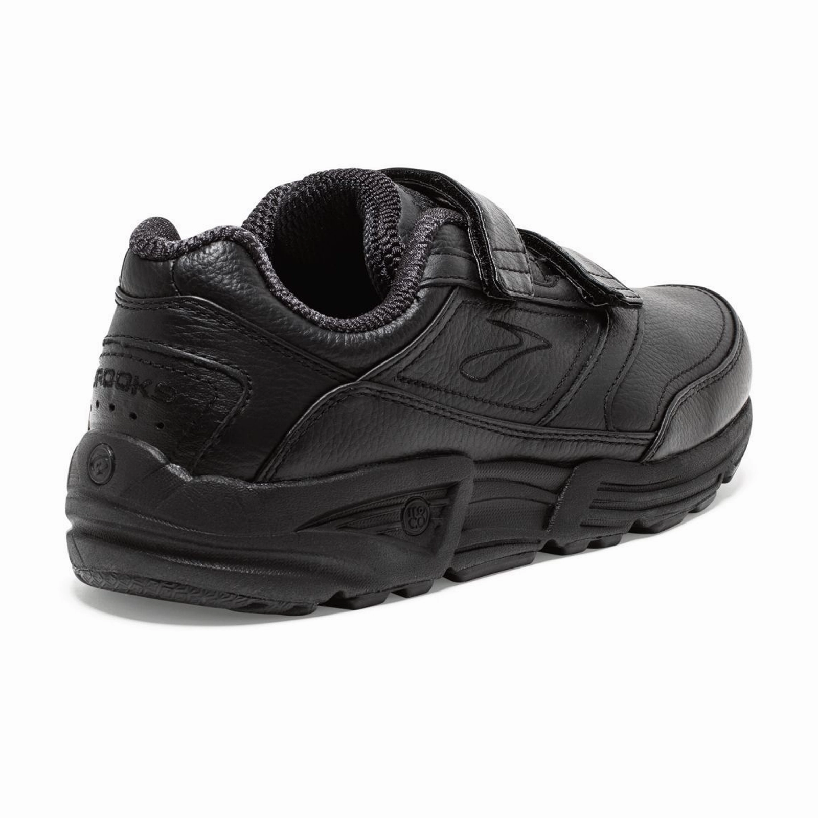 Brooks Addiction Walker V-Strap Walking Shoe (Women) - Black Breathable Summer Footwear