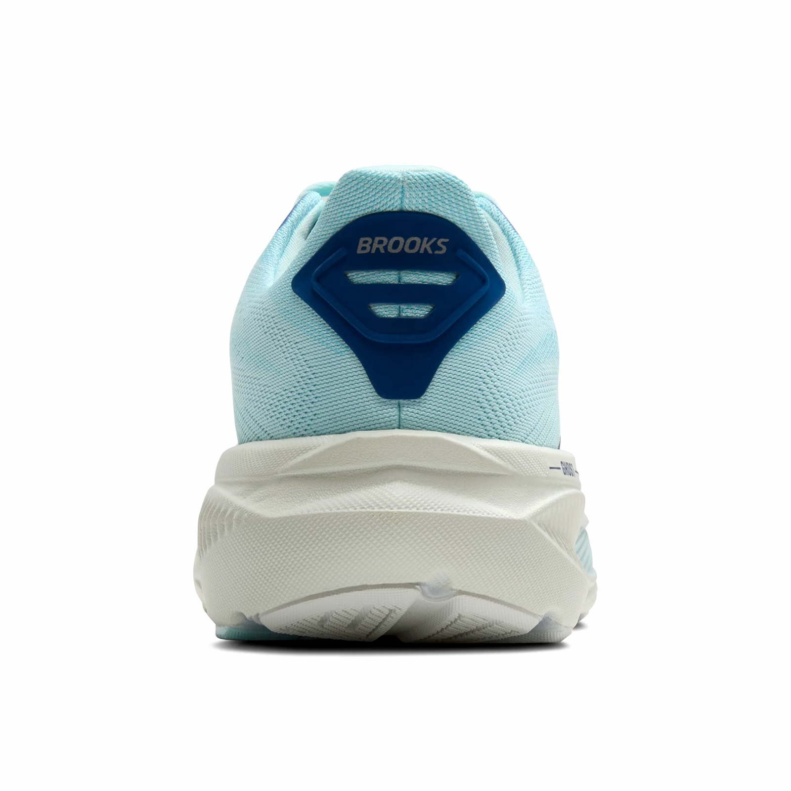 Low Profile Footbed Brooks Ghost 17 Running Shoe (Women) - Clearwater/Navy Peony