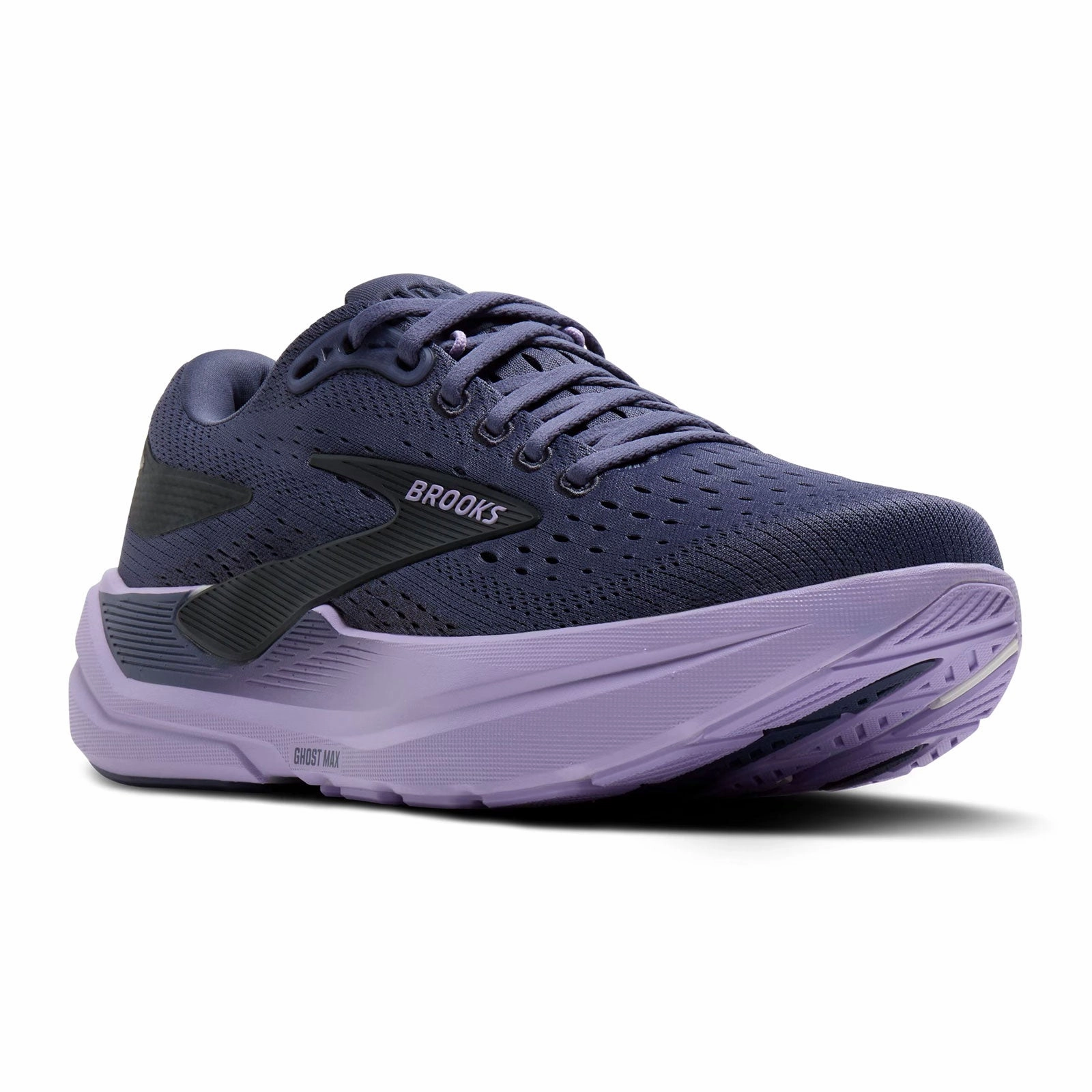 Brooks Ghost Max 3 Running Shoe (Women) - Nightshadow/Ebony/Purple Soft Step