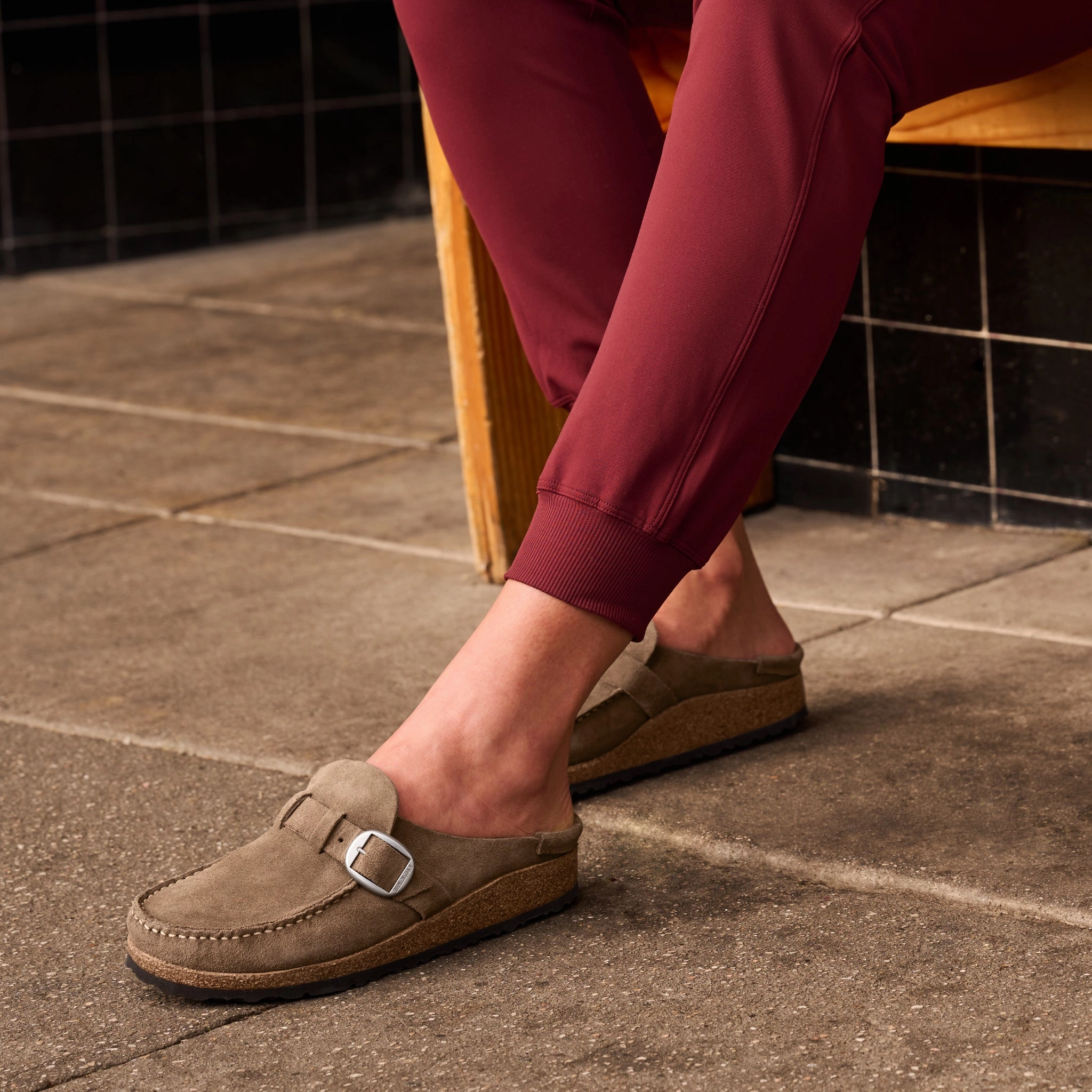 Durable Tread Design BUCKLEY - GRAY TAUPE - SUEDE