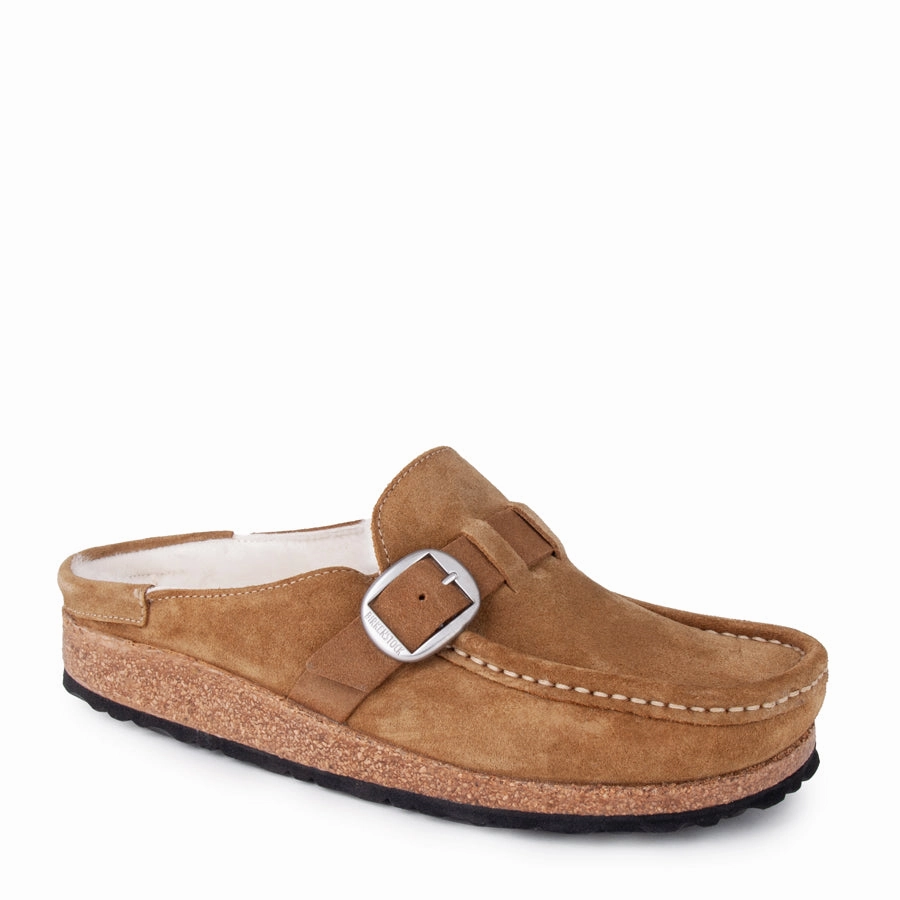 BUCKLEY SHEARLING - TEA - SUEDE Adjustable Closure System