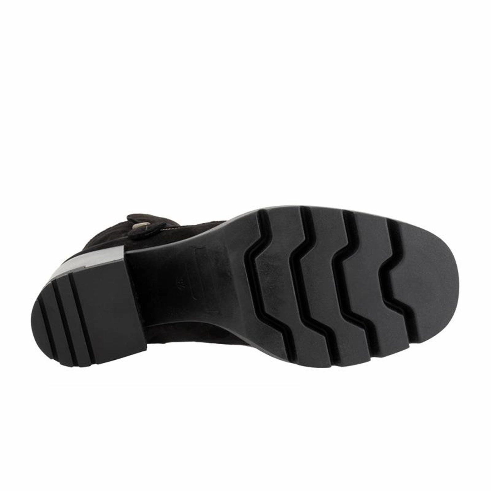 Bueno Elliott Heeled Mid Boot (Women) - Black Nubuck Rugged Built Mountain Hike Eco Material Functional Minimalist