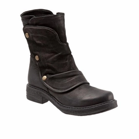 High-traction Durable Shell Urban Commute Bueno Greta Ankle Boot (Women) - Black Nubuck