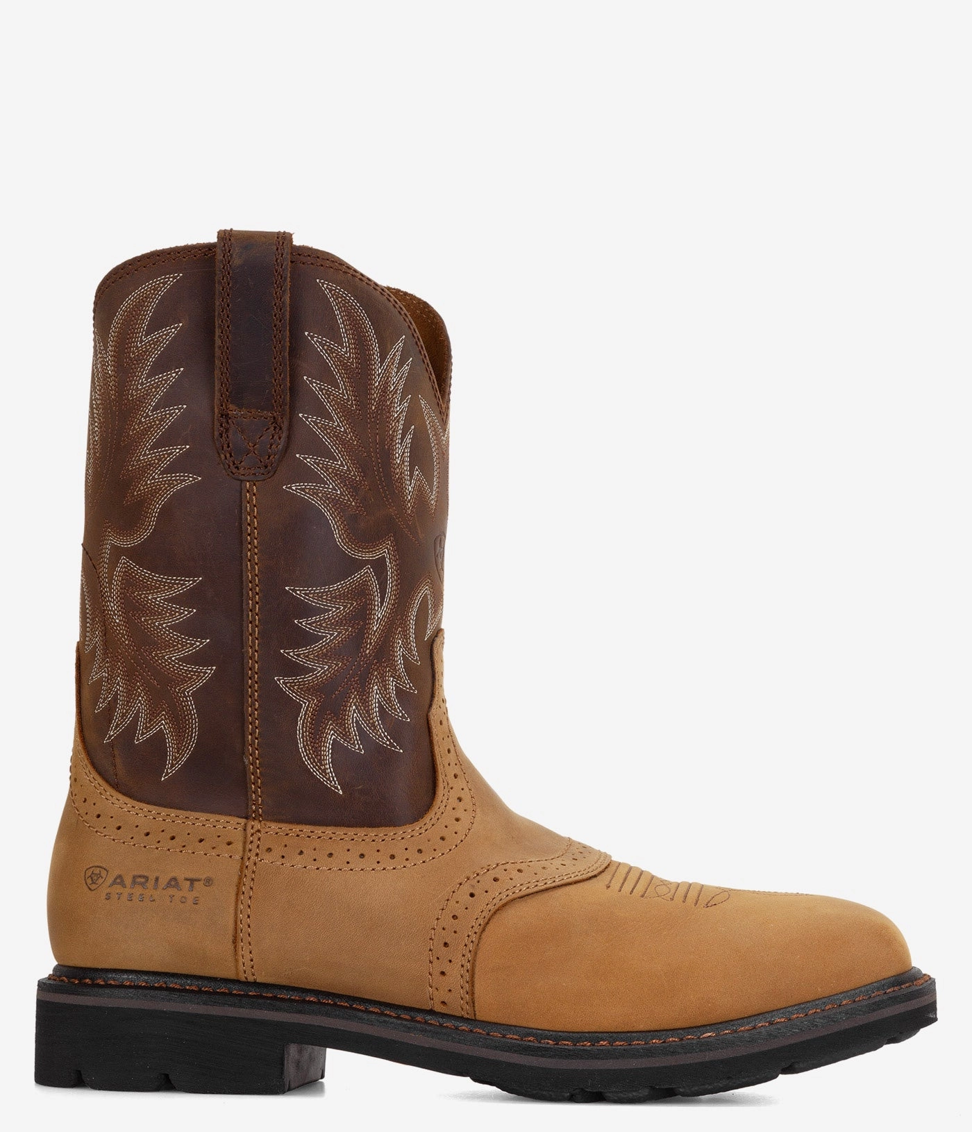 Ariat Sierra Wide Square Toe Steel Toe Work Boot - Men Slim Style