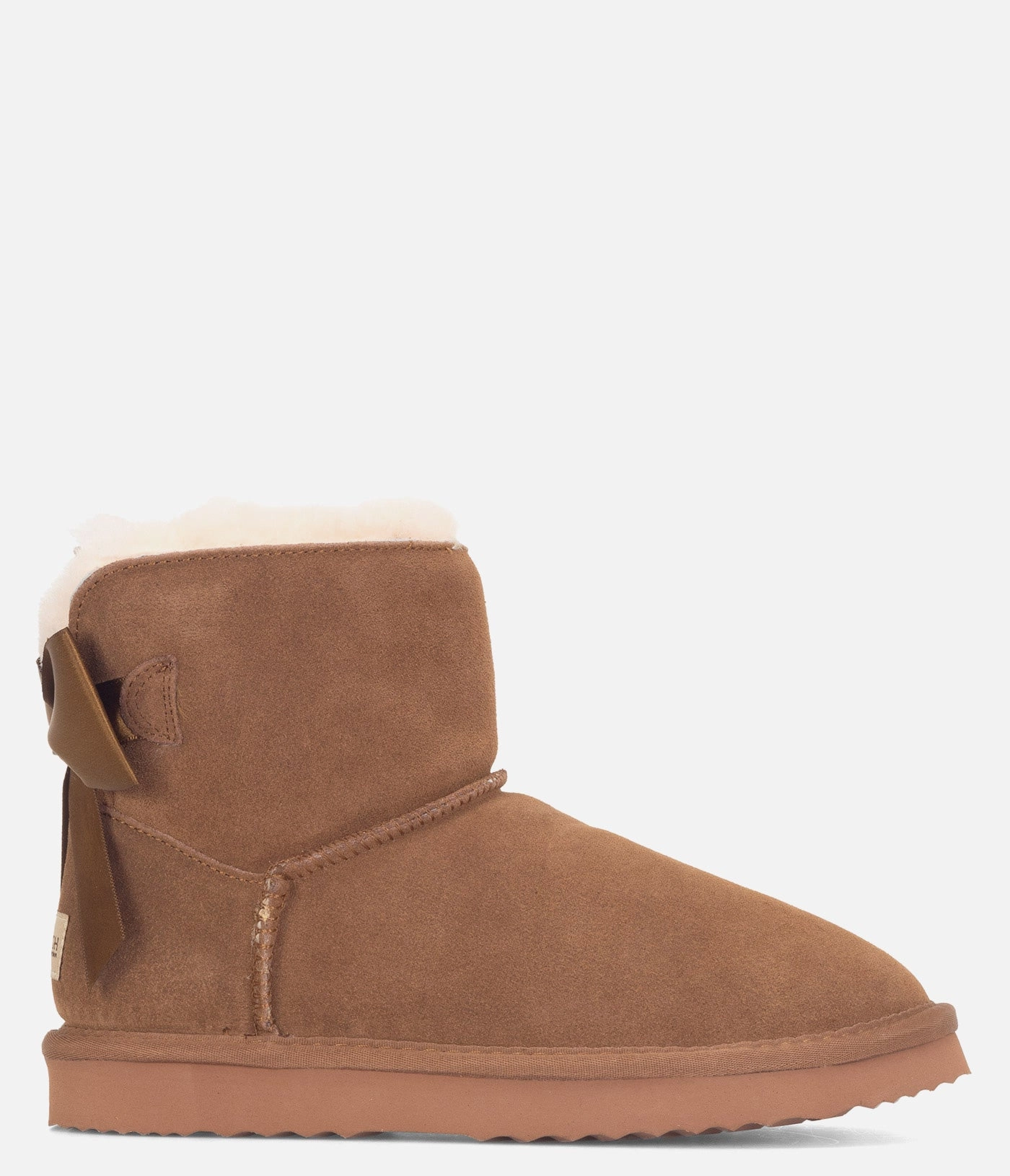 Burleigh Mini Ribbon Sheepskin Boot - Women Padded shock absorption