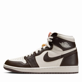 Women's Air Jordan 1 Retro High OG - Baroque Brown/Sail EasyToClean Adjustable Strap Mechanism